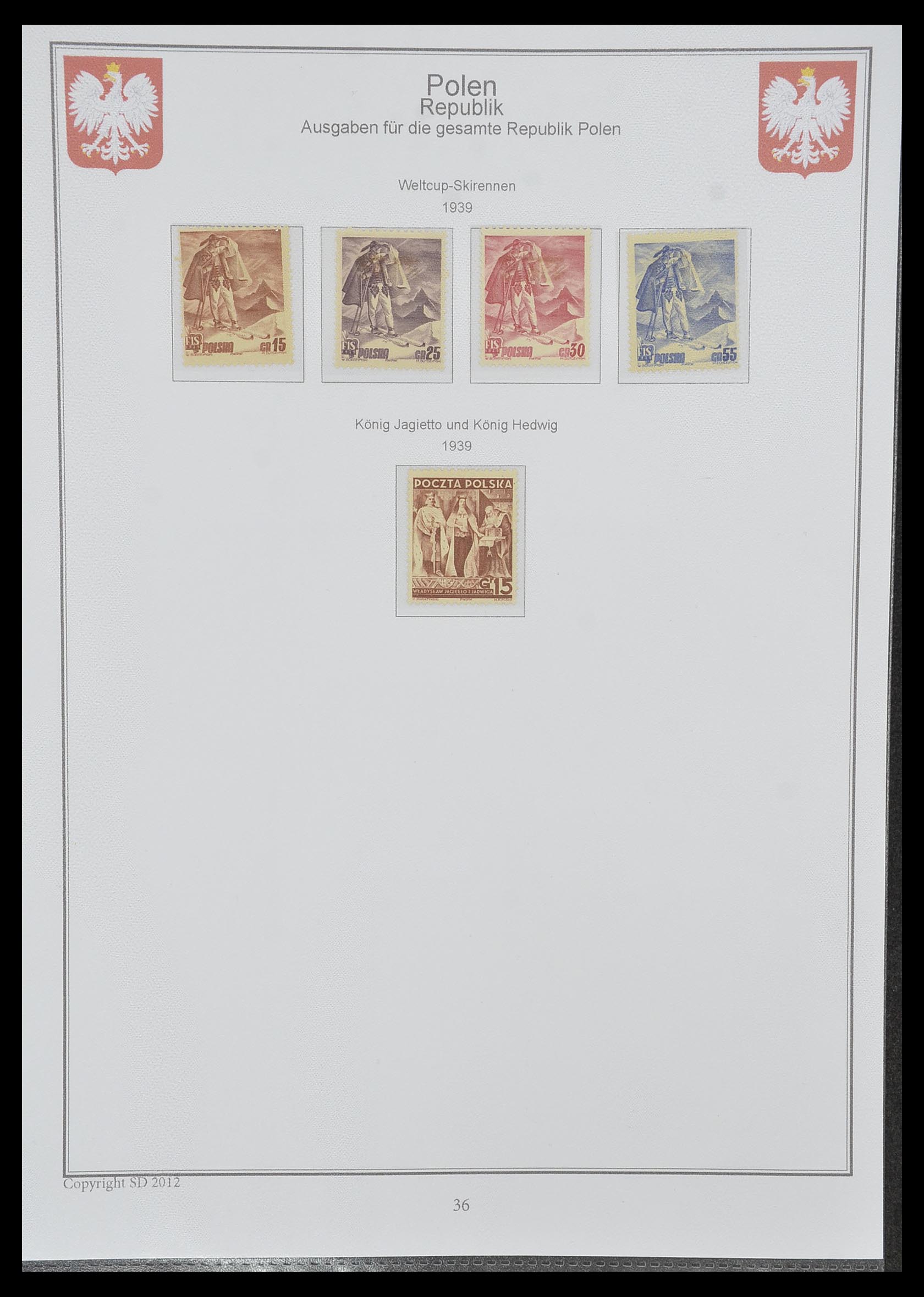 33977 035 - Postzegelverzameling 33977 Polen 1860-2014.