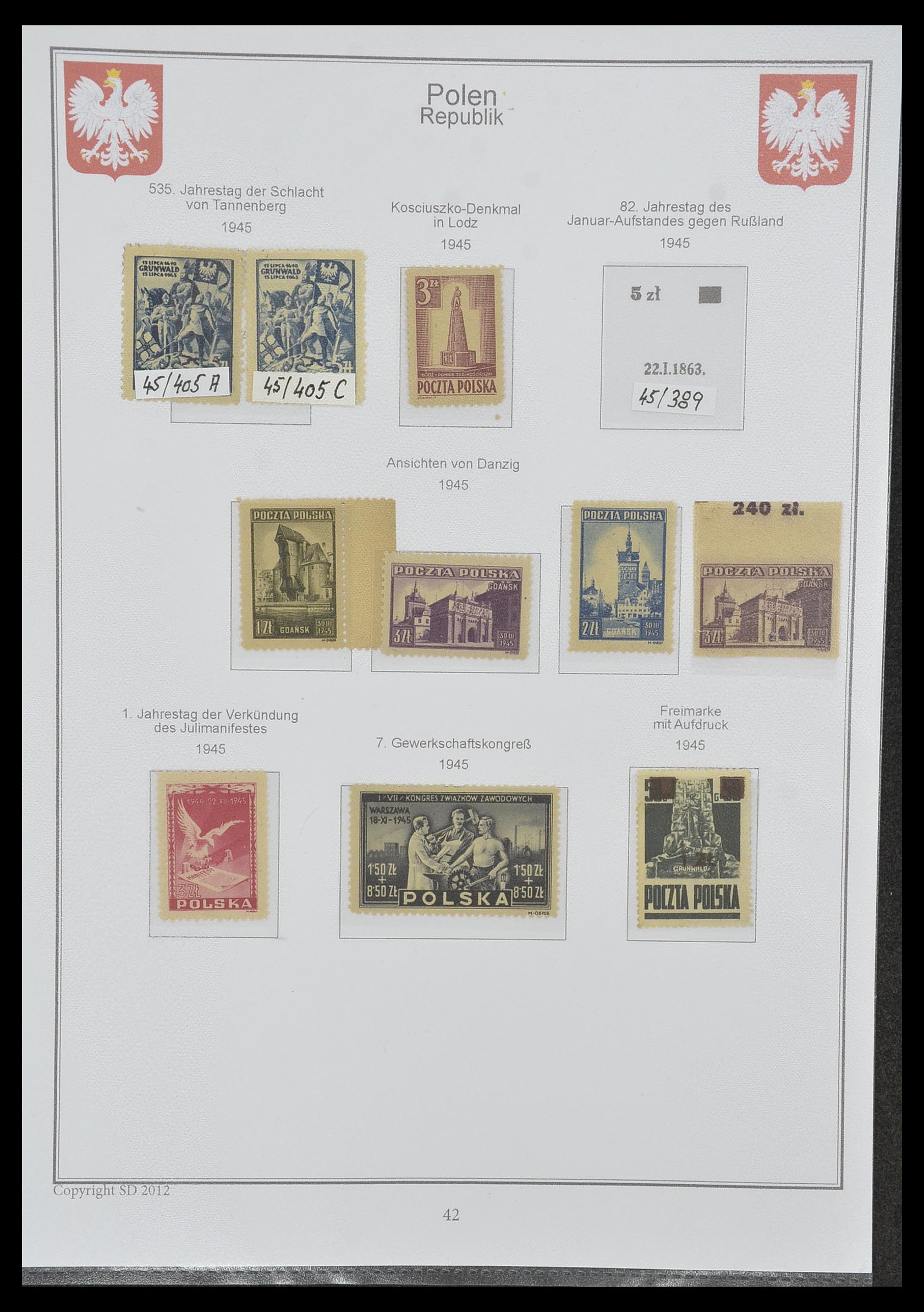 33977 041 - Stamp collection 33977 Poland 1860-2014.