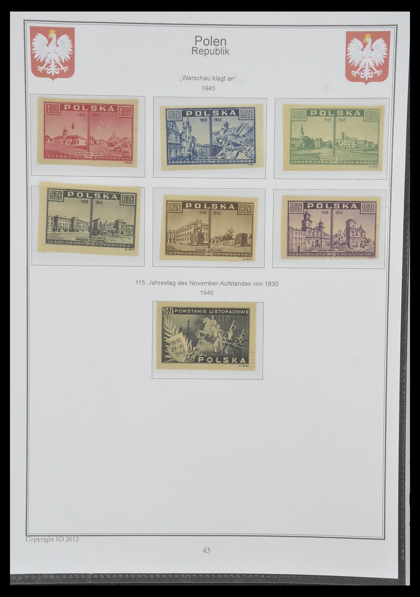 33977 042 - Stamp collection 33977 Poland 1860-2014.