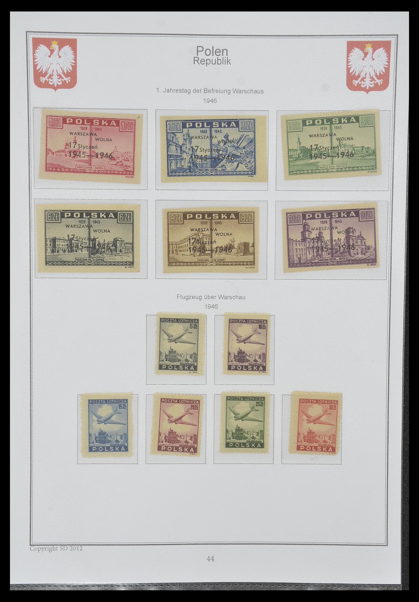 33977 043 - Stamp collection 33977 Poland 1860-2014.