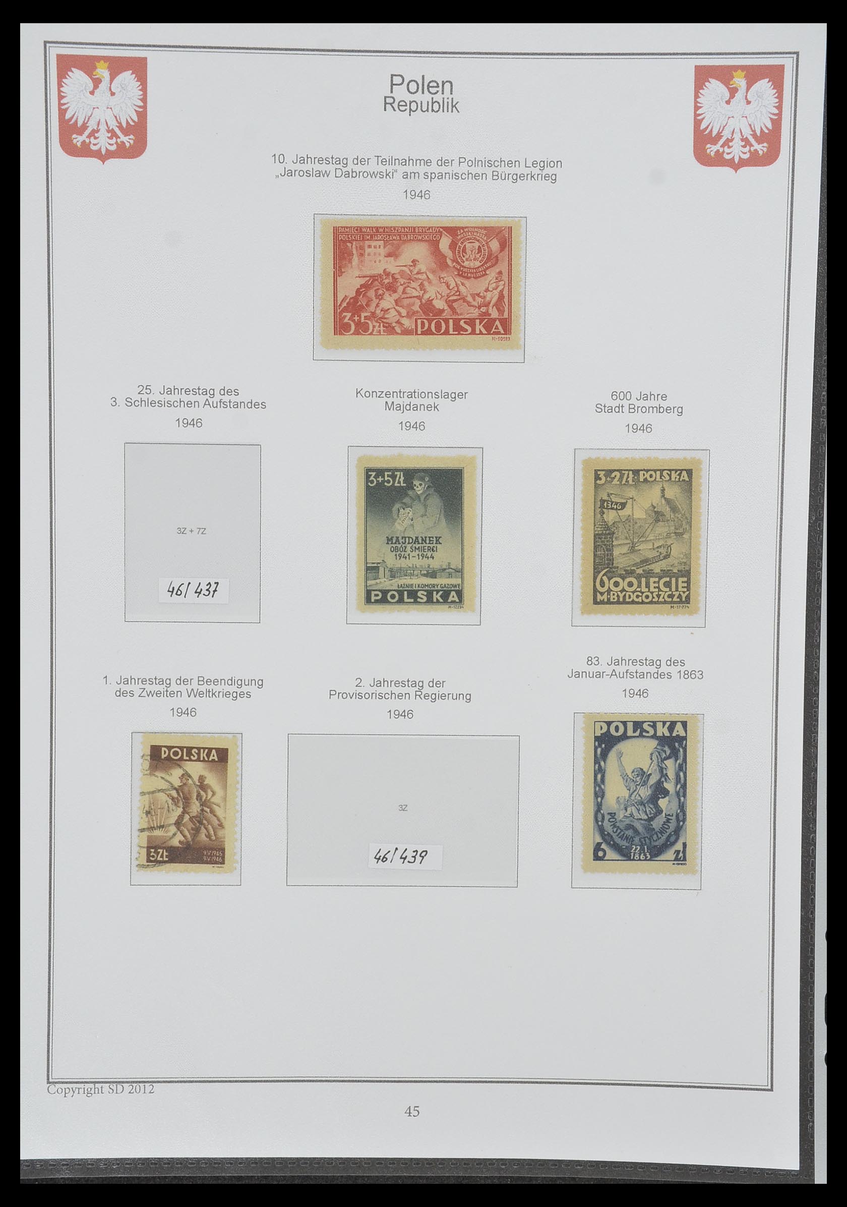 33977 044 - Stamp collection 33977 Poland 1860-2014.