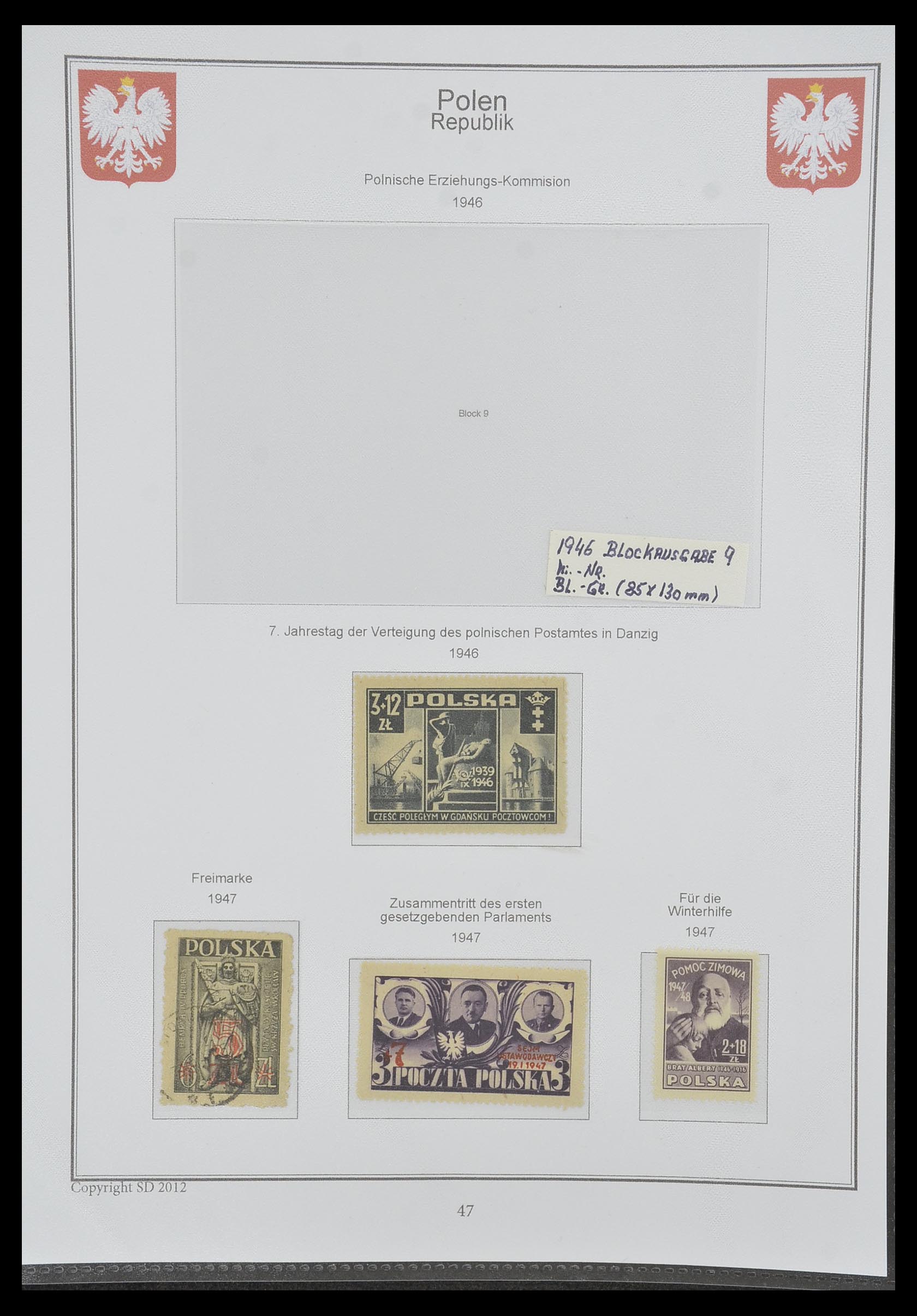 33977 046 - Postzegelverzameling 33977 Polen 1860-2014.
