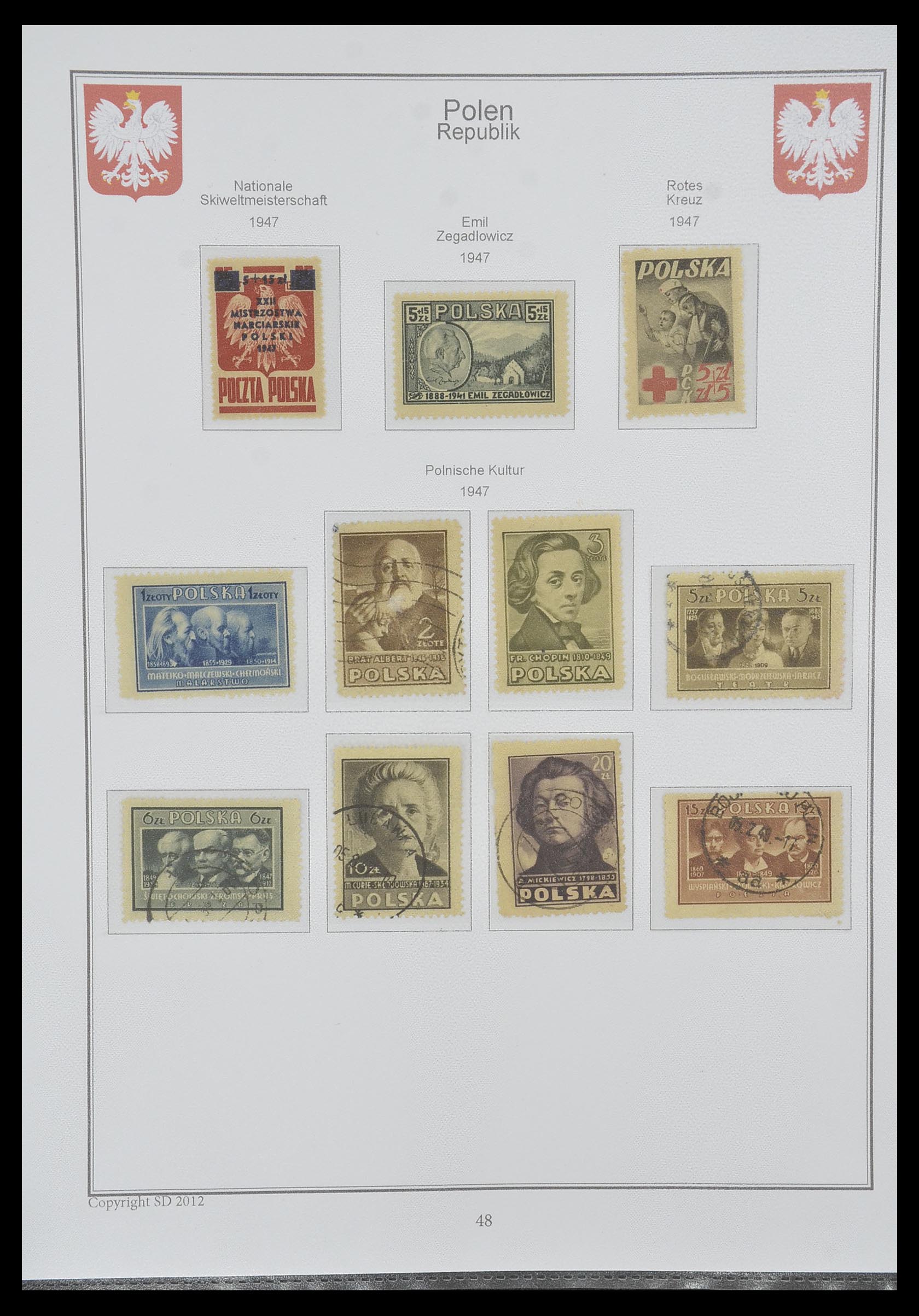 33977 047 - Postzegelverzameling 33977 Polen 1860-2014.