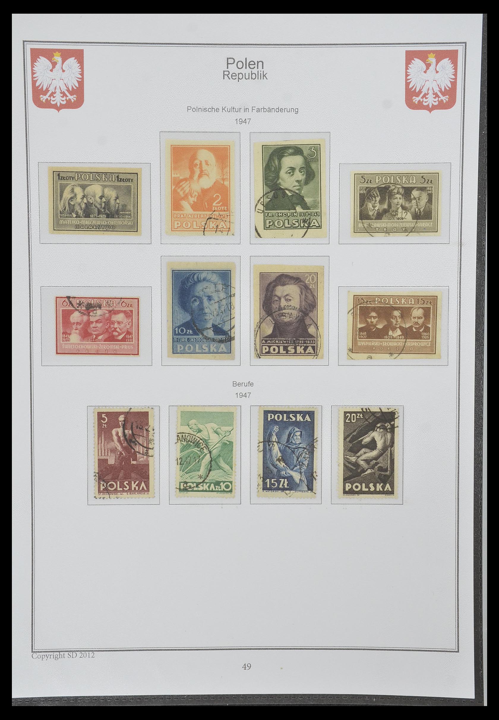 33977 048 - Postzegelverzameling 33977 Polen 1860-2014.