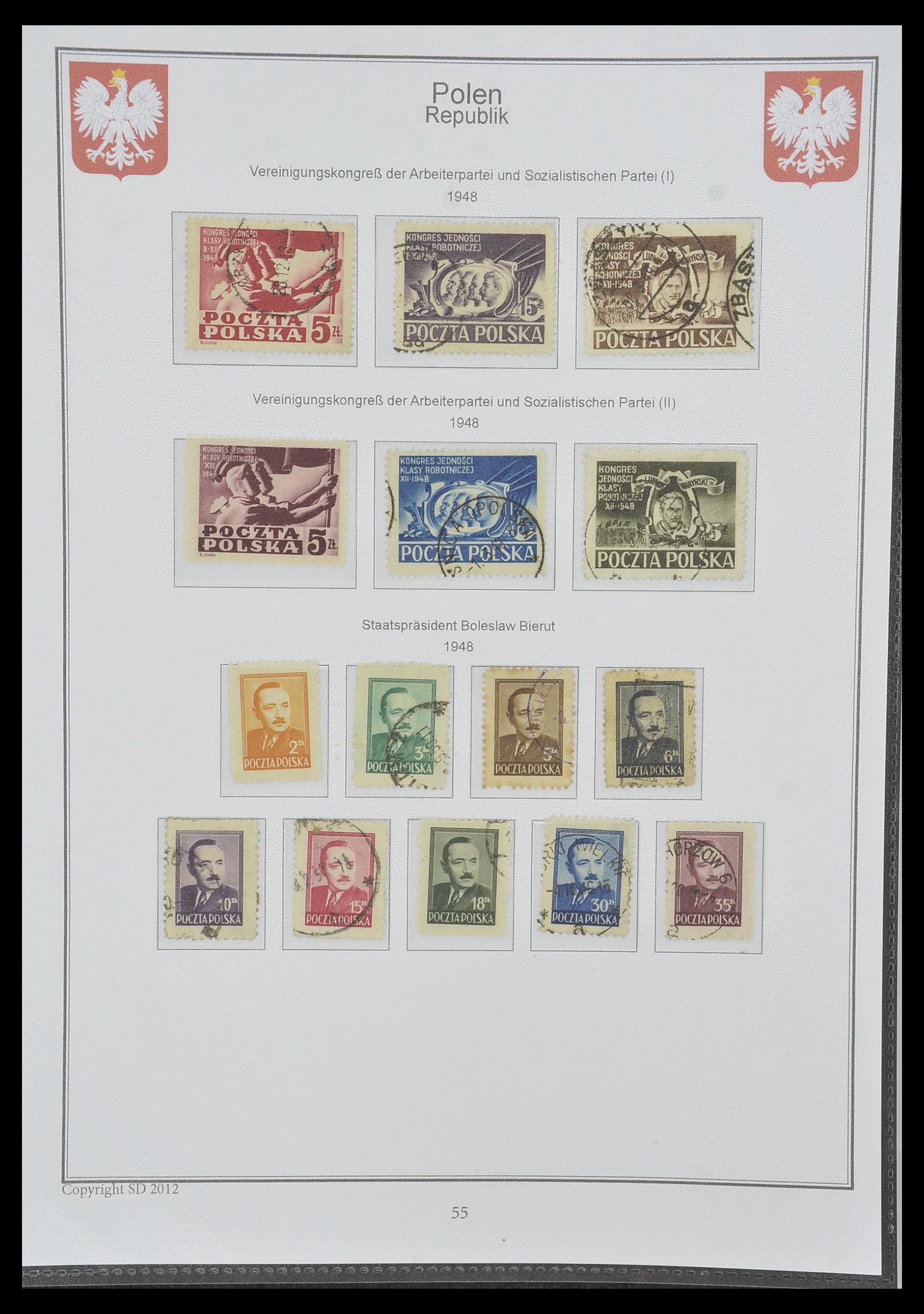 33977 054 - Postzegelverzameling 33977 Polen 1860-2014.