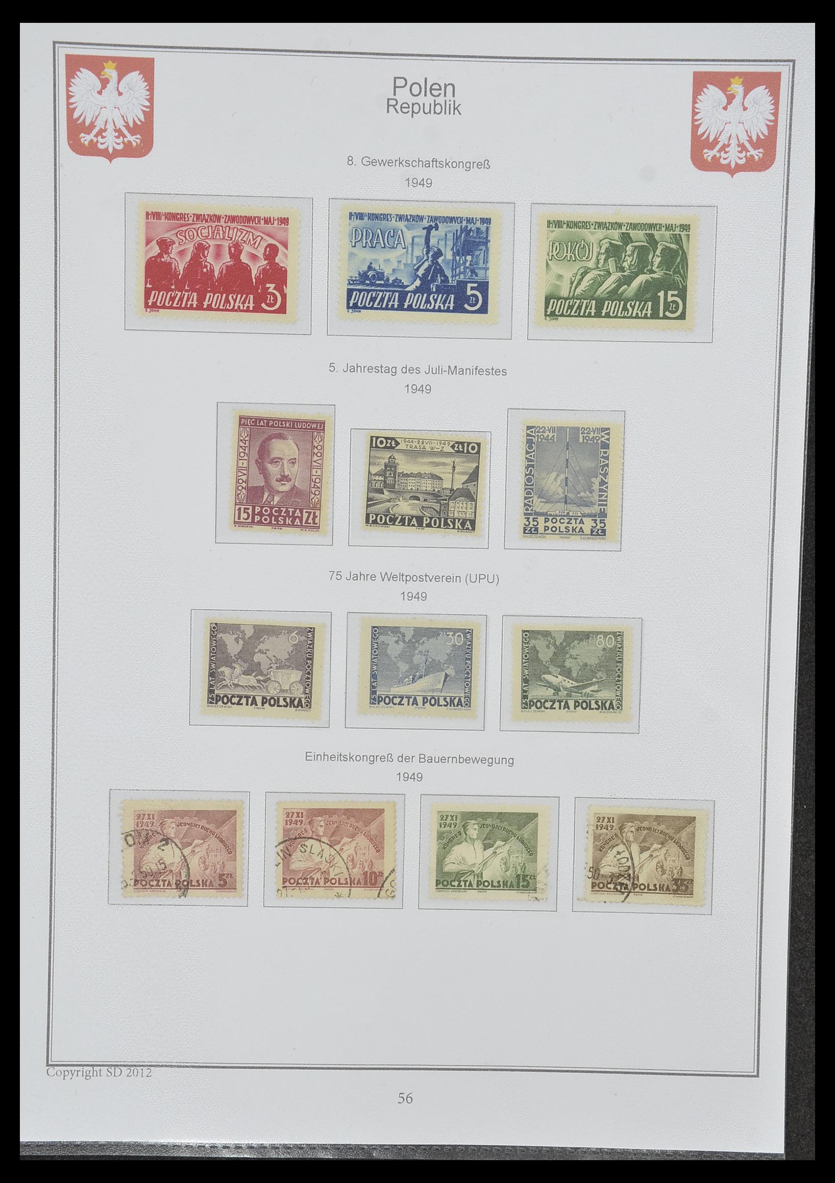 33977 055 - Postzegelverzameling 33977 Polen 1860-2014.