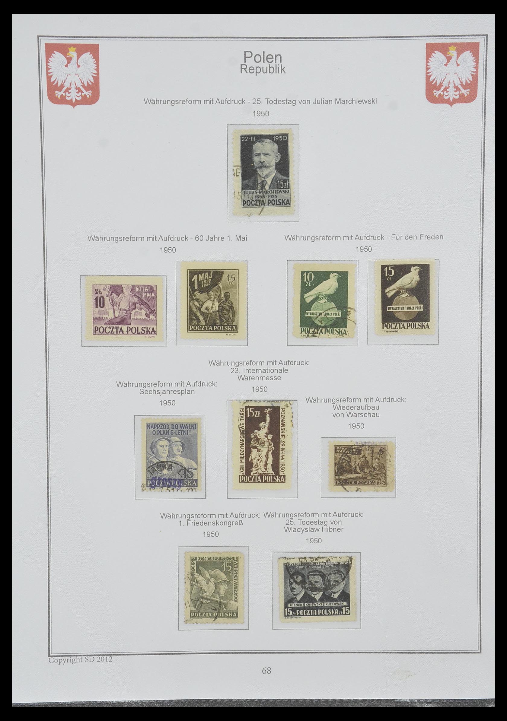 33977 061 - Stamp collection 33977 Poland 1860-2014.