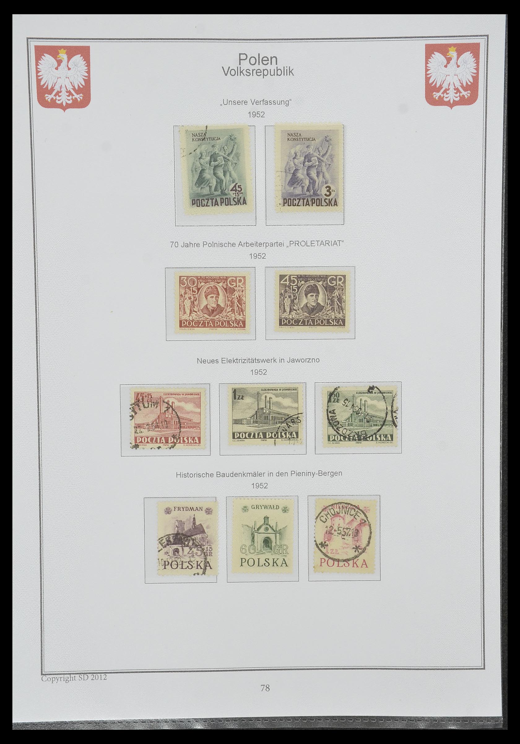 33977 071 - Postzegelverzameling 33977 Polen 1860-2014.