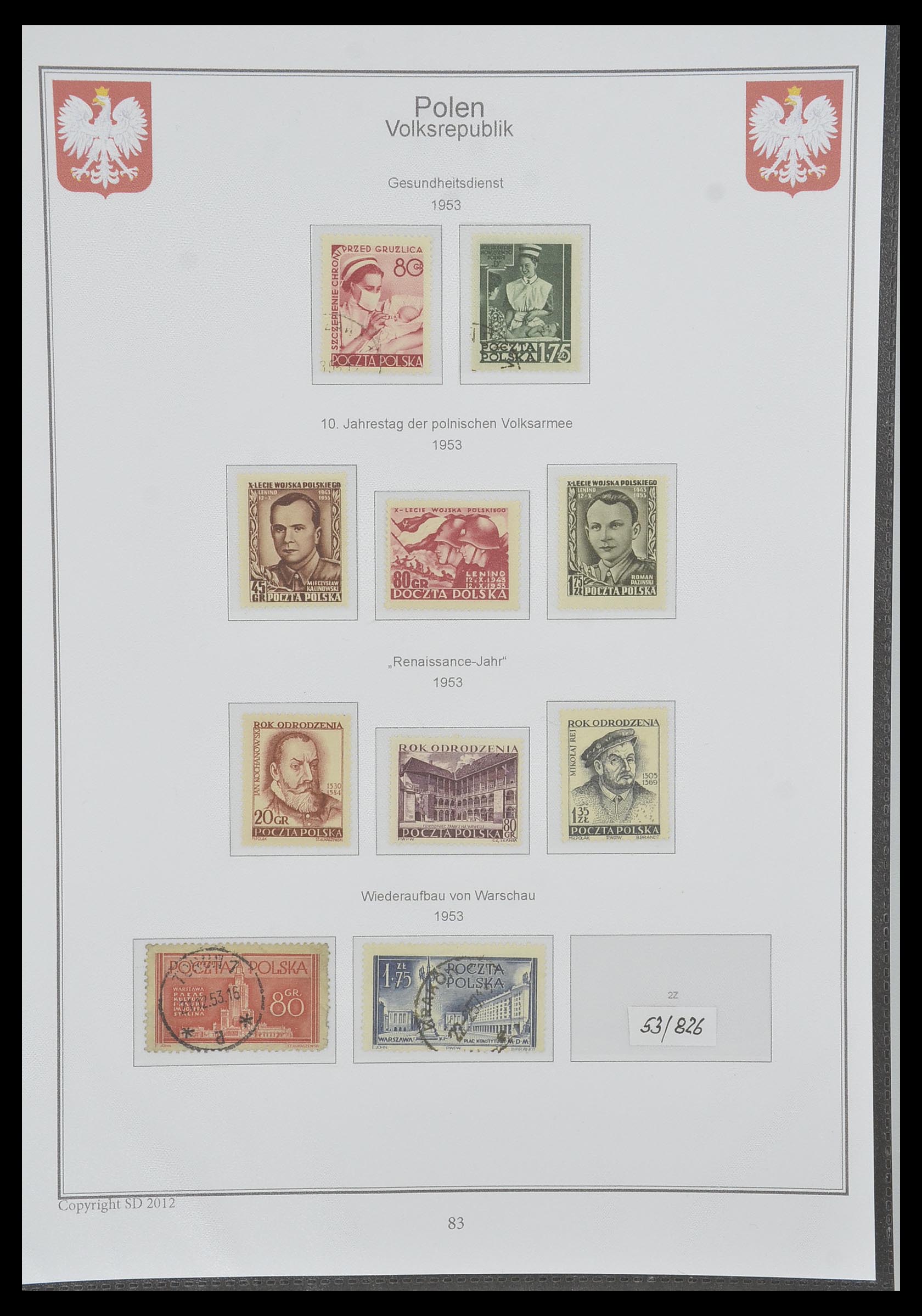 33977 076 - Postzegelverzameling 33977 Polen 1860-2014.