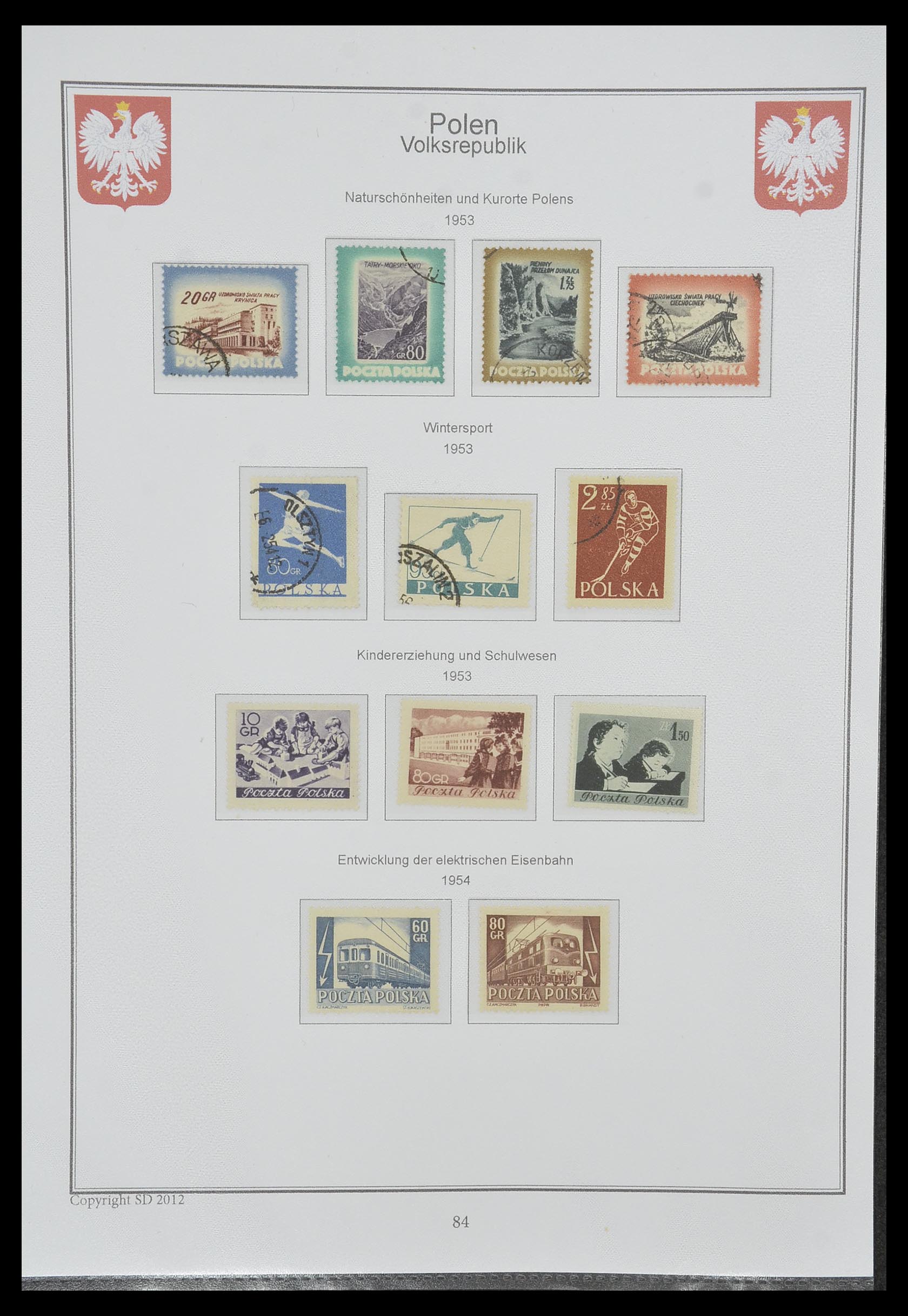 33977 077 - Stamp collection 33977 Poland 1860-2014.
