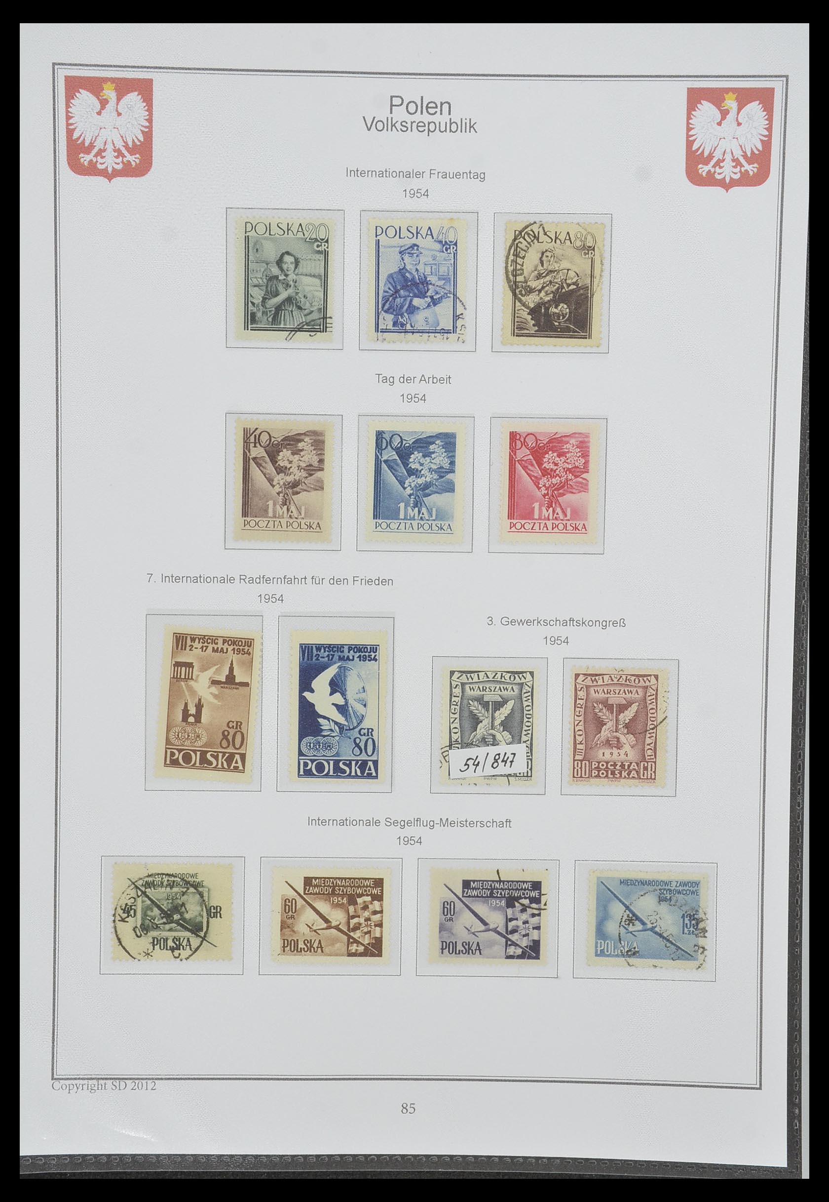 33977 078 - Stamp collection 33977 Poland 1860-2014.