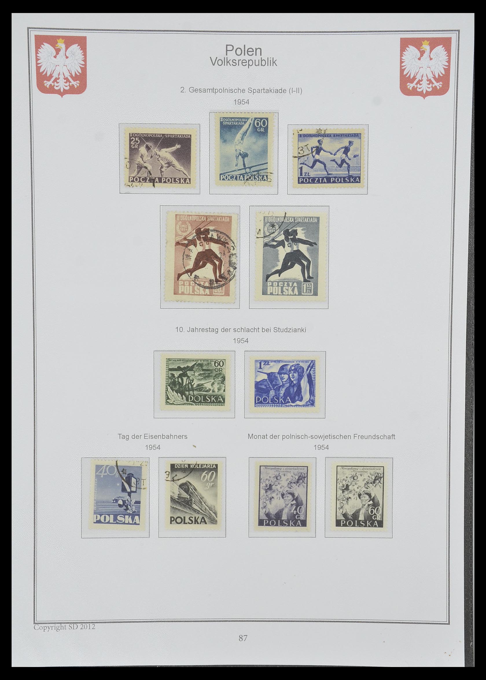 33977 080 - Stamp collection 33977 Poland 1860-2014.