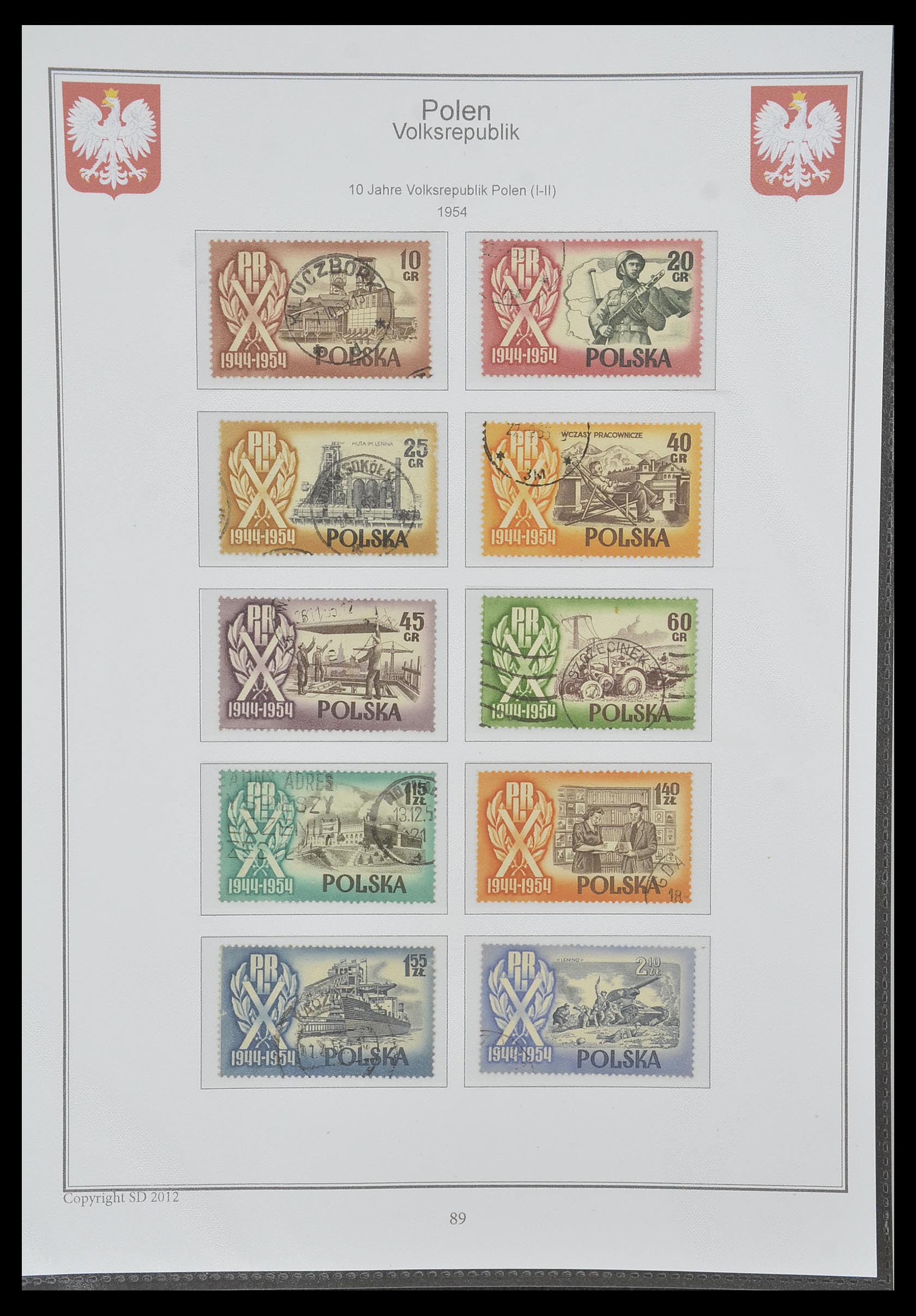 33977 082 - Stamp collection 33977 Poland 1860-2014.