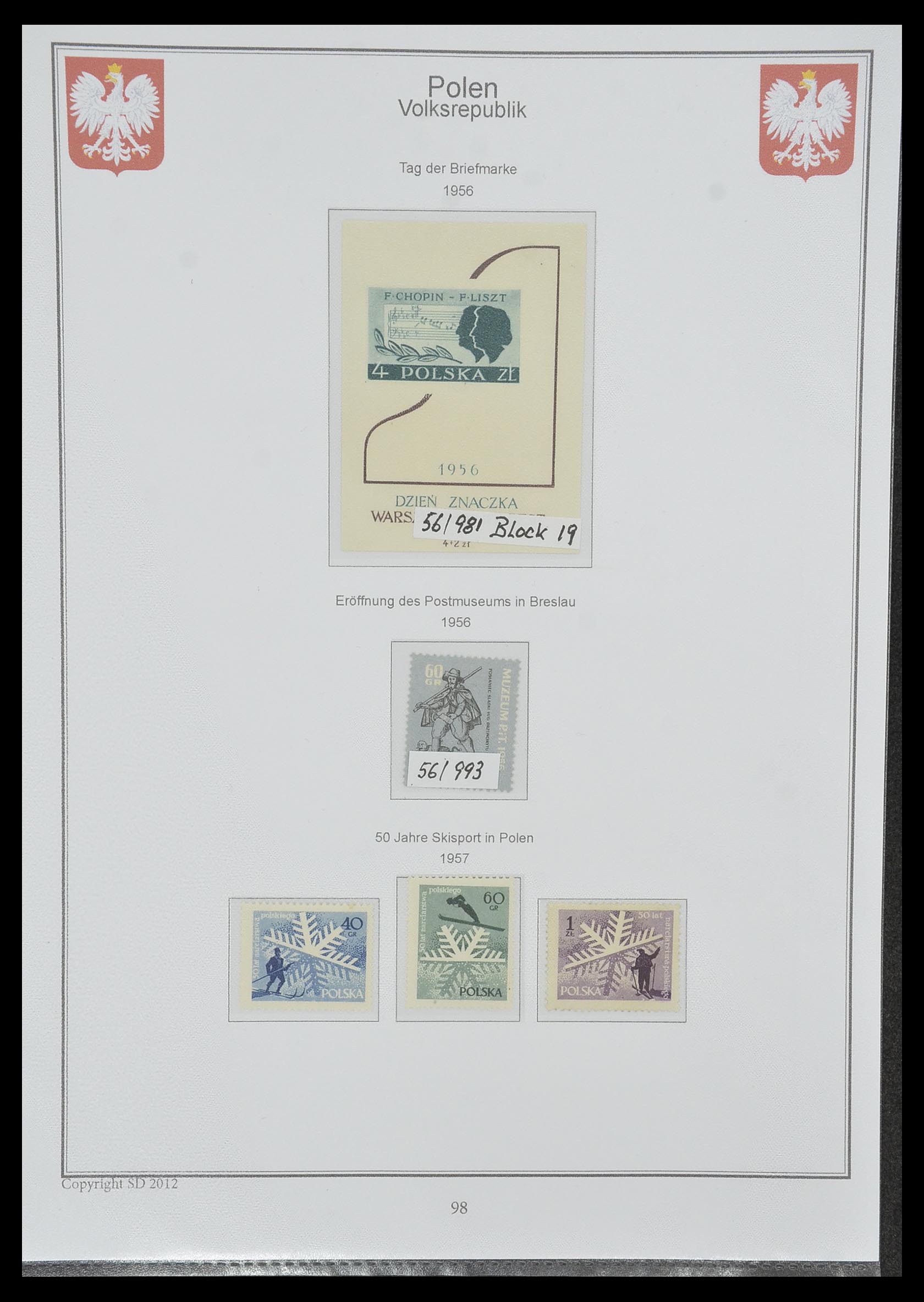 33977 091 - Postzegelverzameling 33977 Polen 1860-2014.