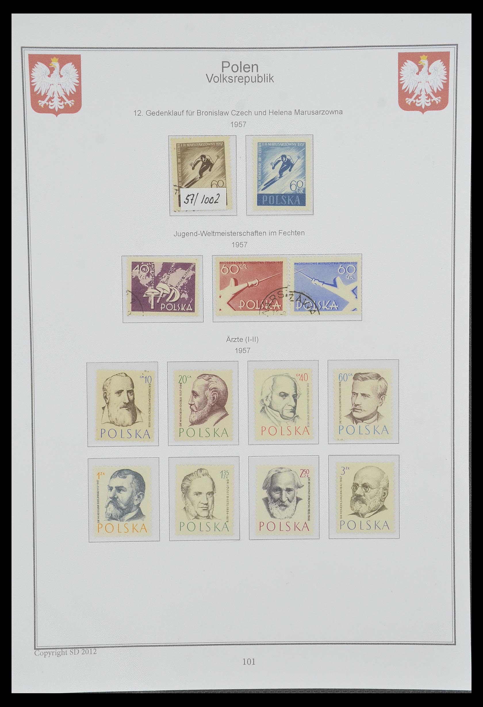 33977 094 - Stamp collection 33977 Poland 1860-2014.