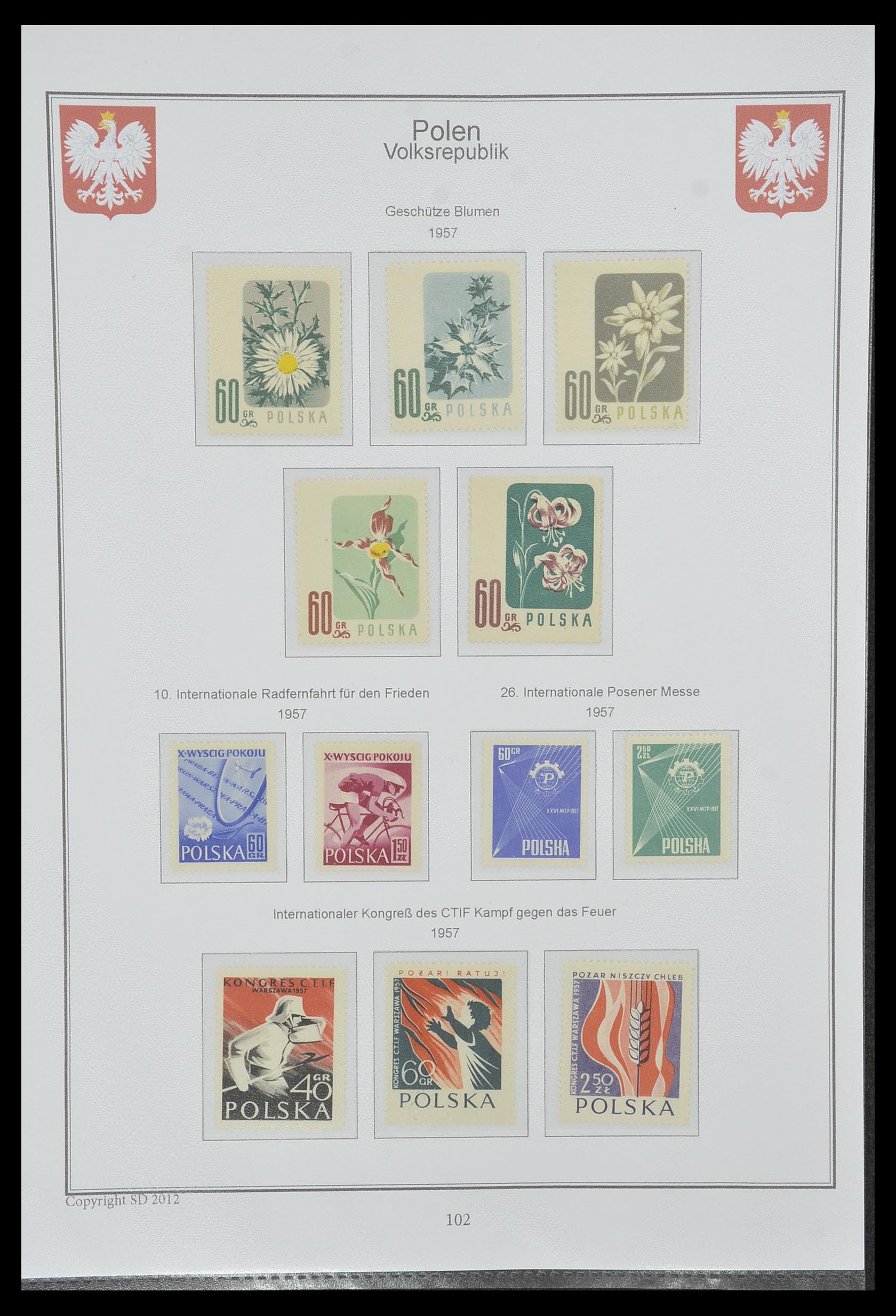 33977 095 - Postzegelverzameling 33977 Polen 1860-2014.