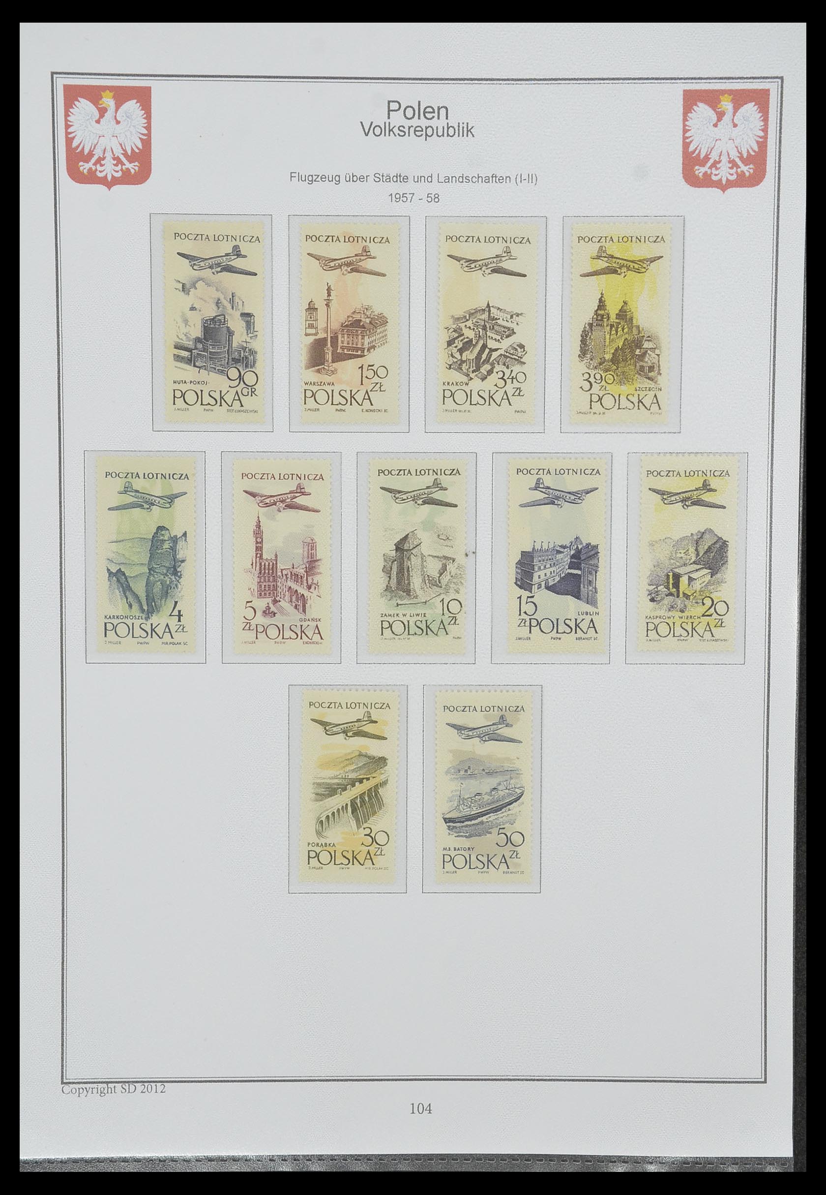 33977 097 - Stamp collection 33977 Poland 1860-2014.
