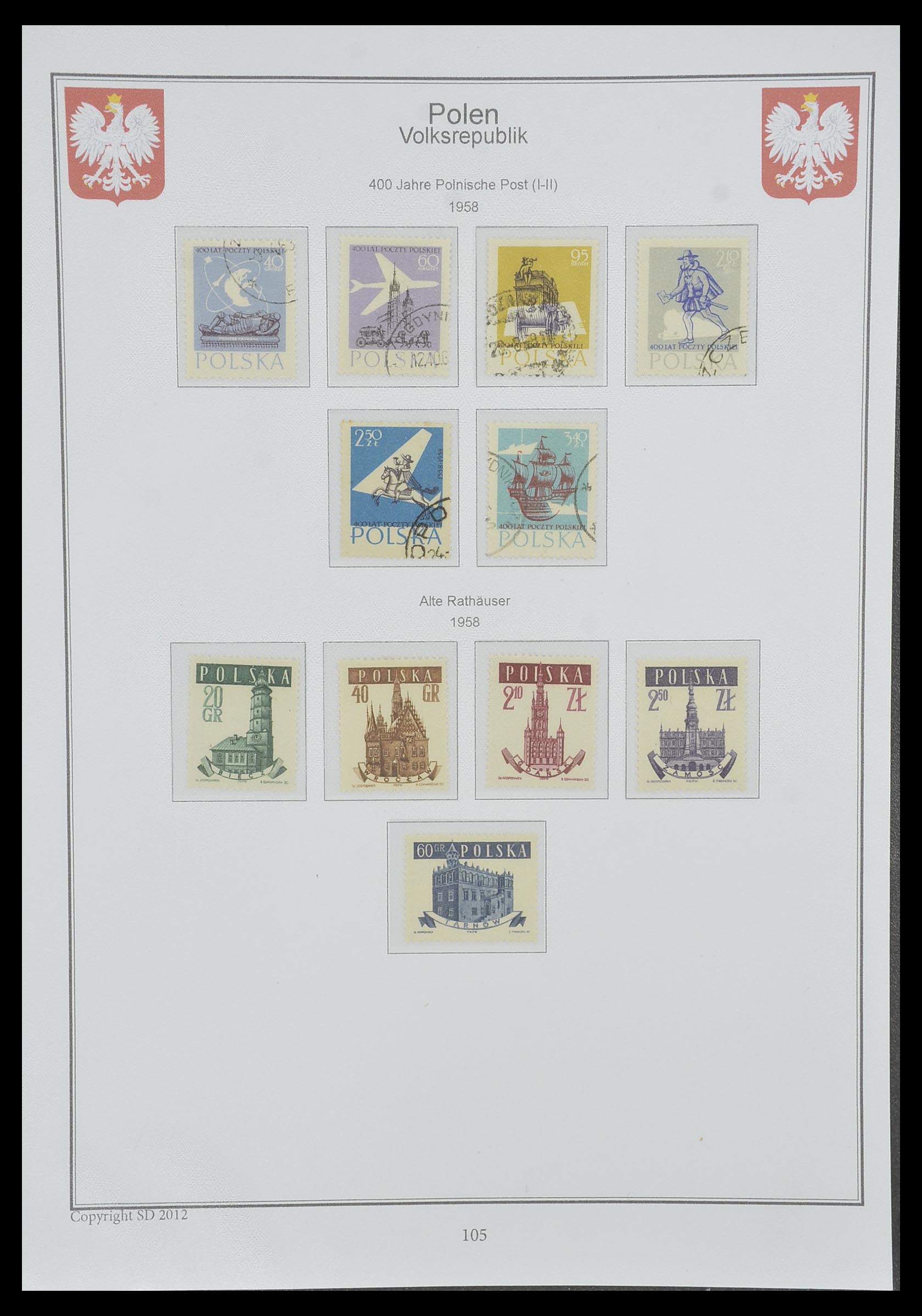33977 098 - Stamp collection 33977 Poland 1860-2014.