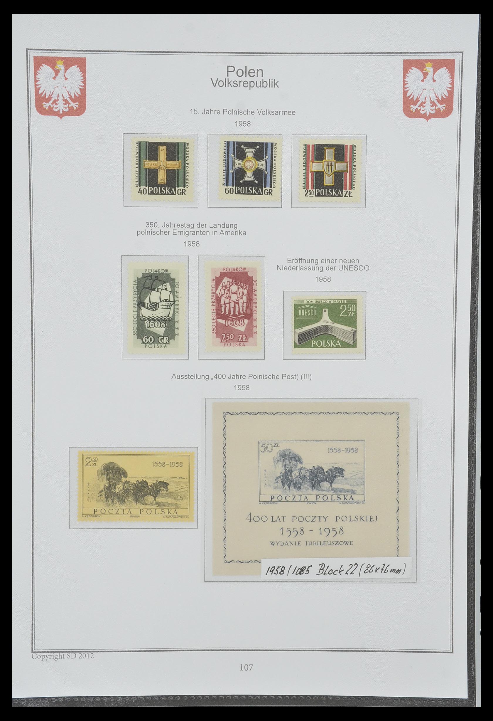 33977 100 - Postzegelverzameling 33977 Polen 1860-2014.