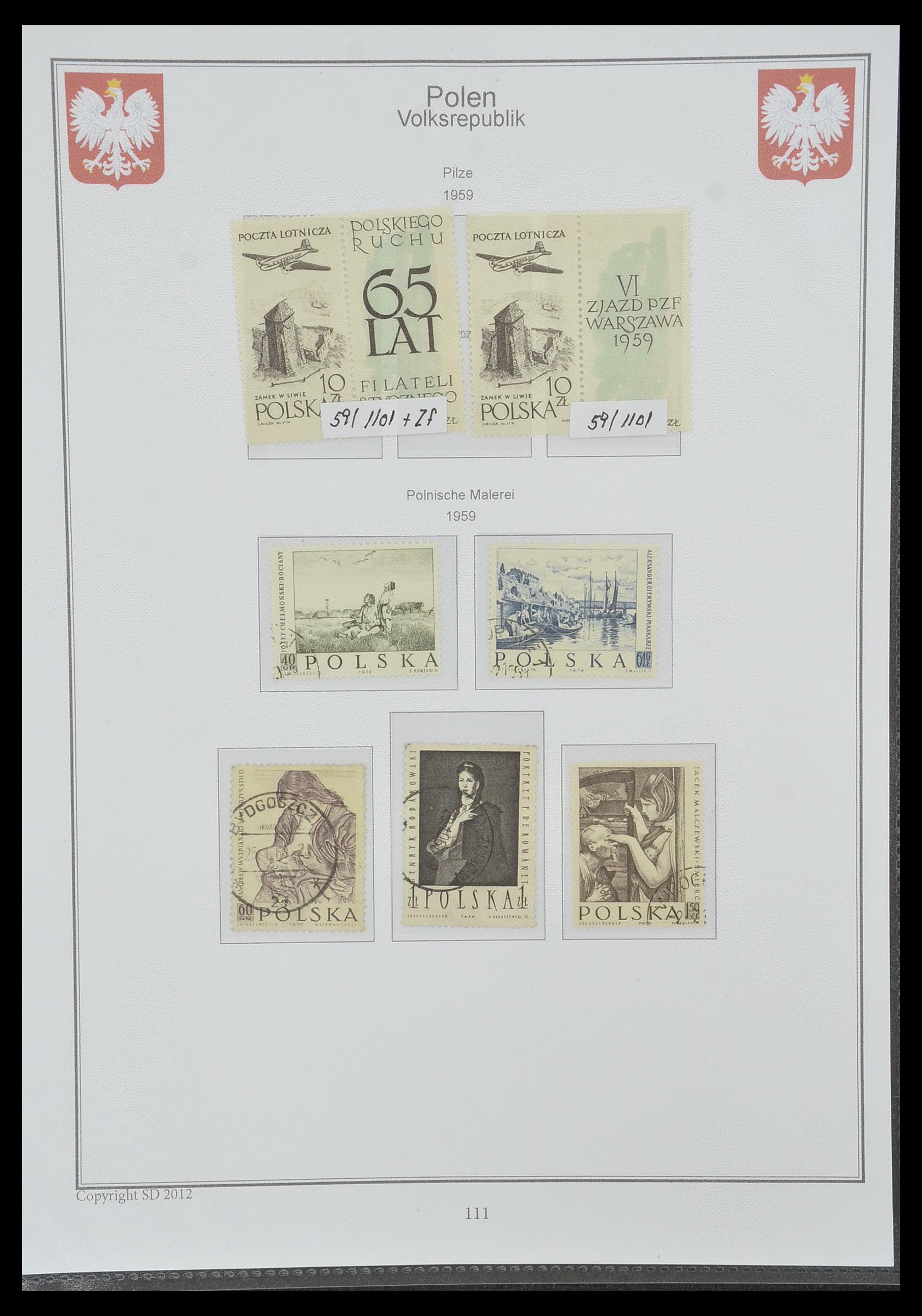 33977 104 - Postzegelverzameling 33977 Polen 1860-2014.