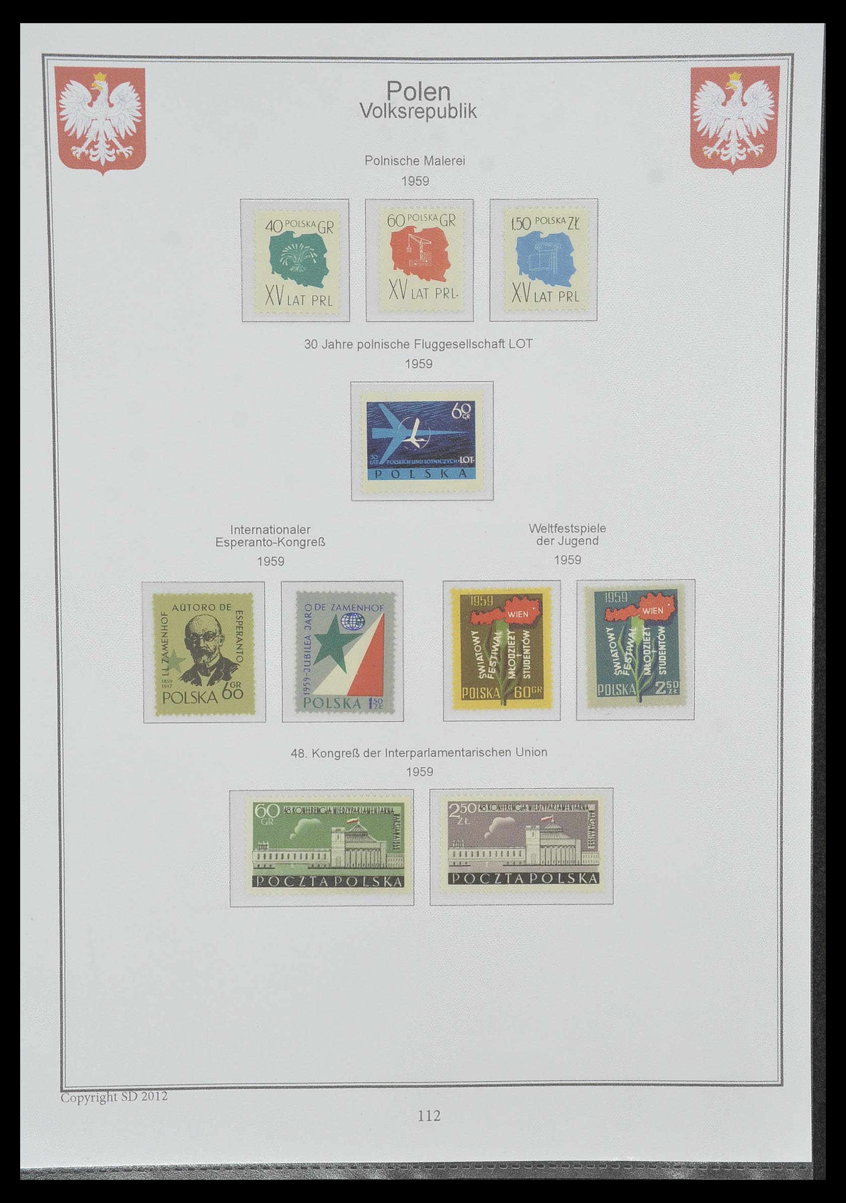 33977 105 - Postzegelverzameling 33977 Polen 1860-2014.