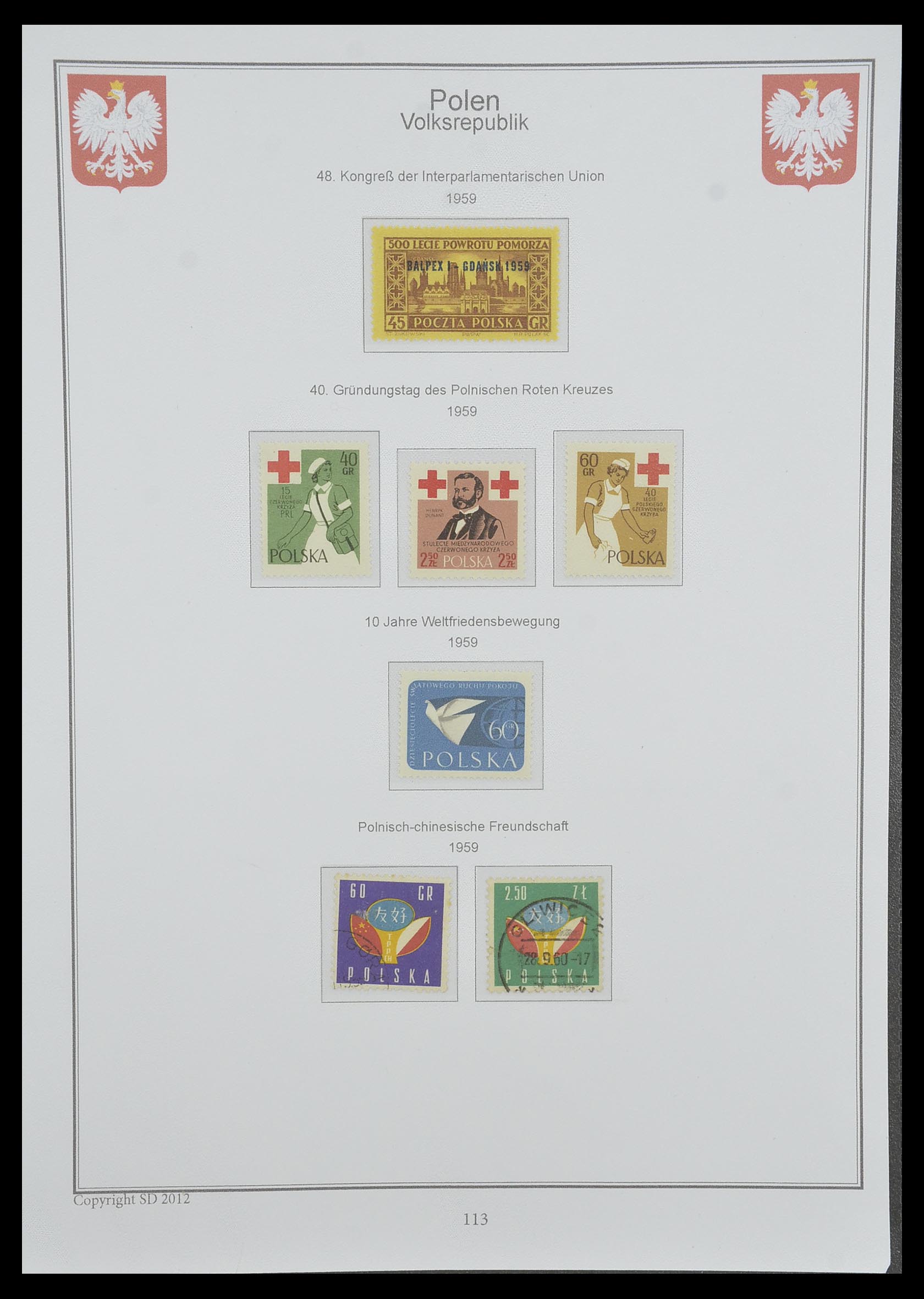 33977 106 - Postzegelverzameling 33977 Polen 1860-2014.