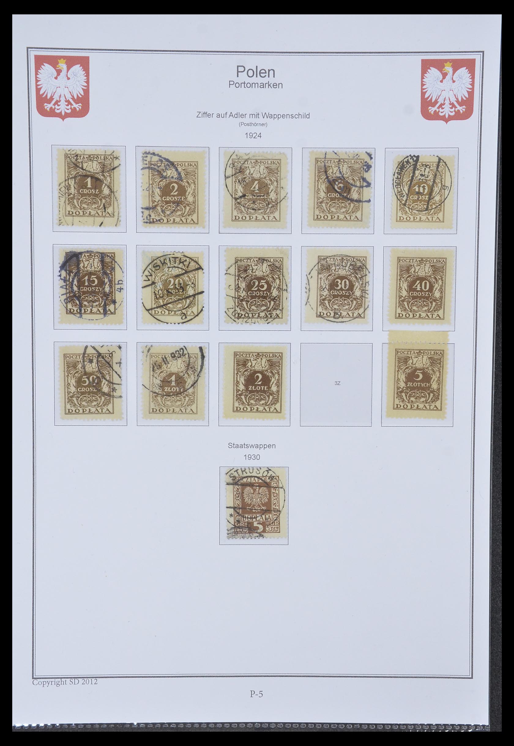 33977 624 - Stamp collection 33977 Poland 1860-2014.
