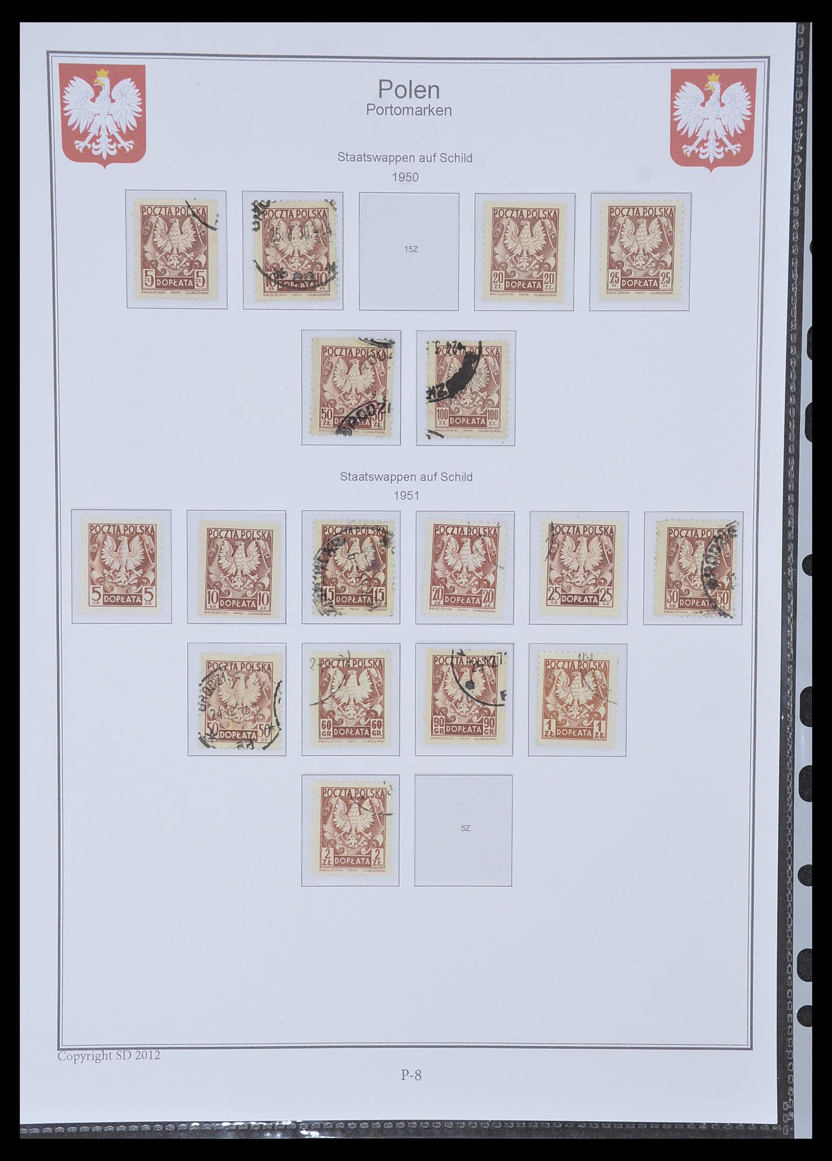 33977 629 - Postzegelverzameling 33977 Polen 1860-2014.
