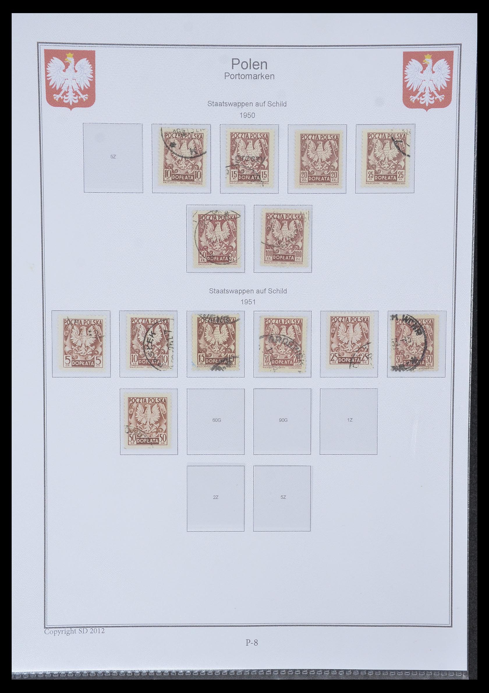 33977 630 - Postzegelverzameling 33977 Polen 1860-2014.