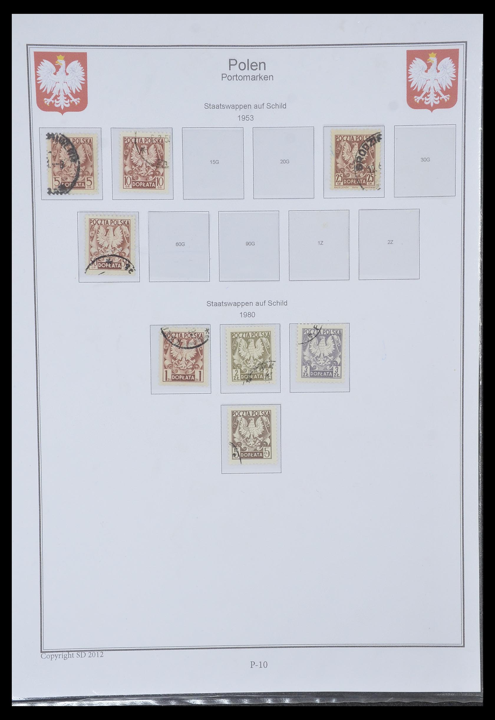 33977 633 - Postzegelverzameling 33977 Polen 1860-2014.