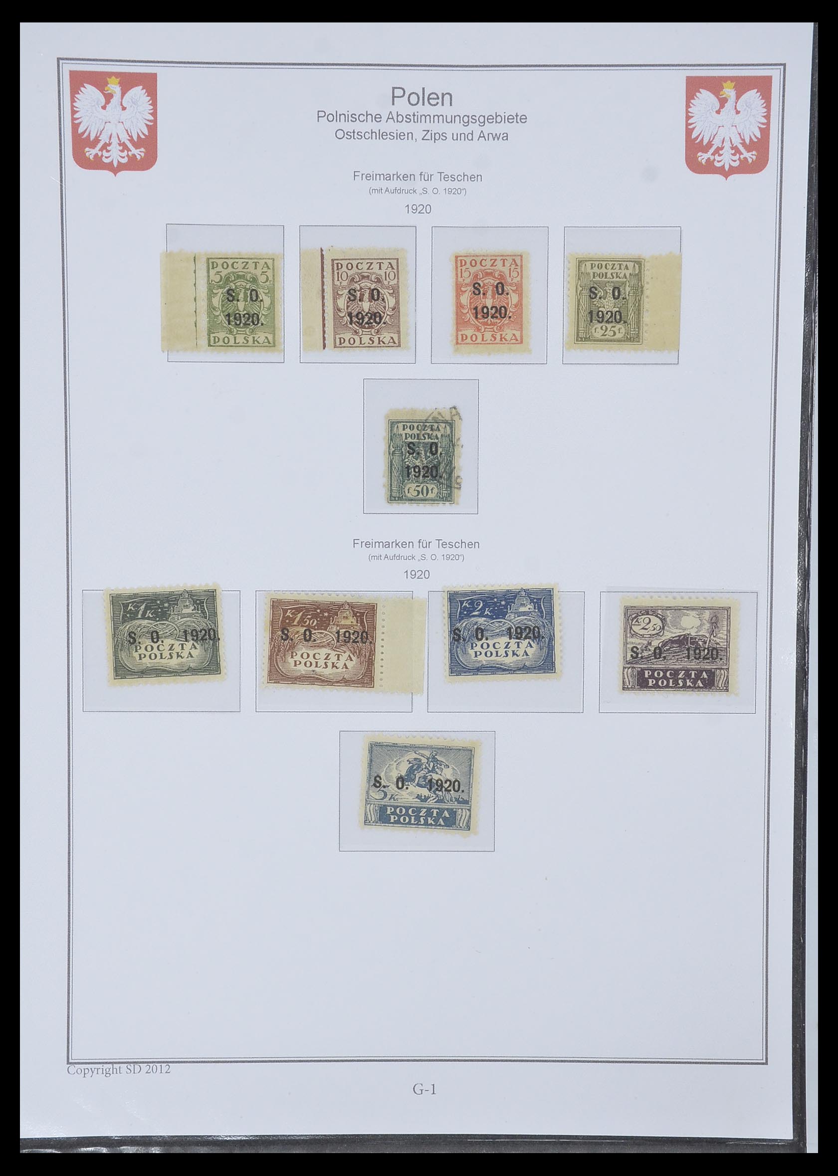 33977 634 - Postzegelverzameling 33977 Polen 1860-2014.