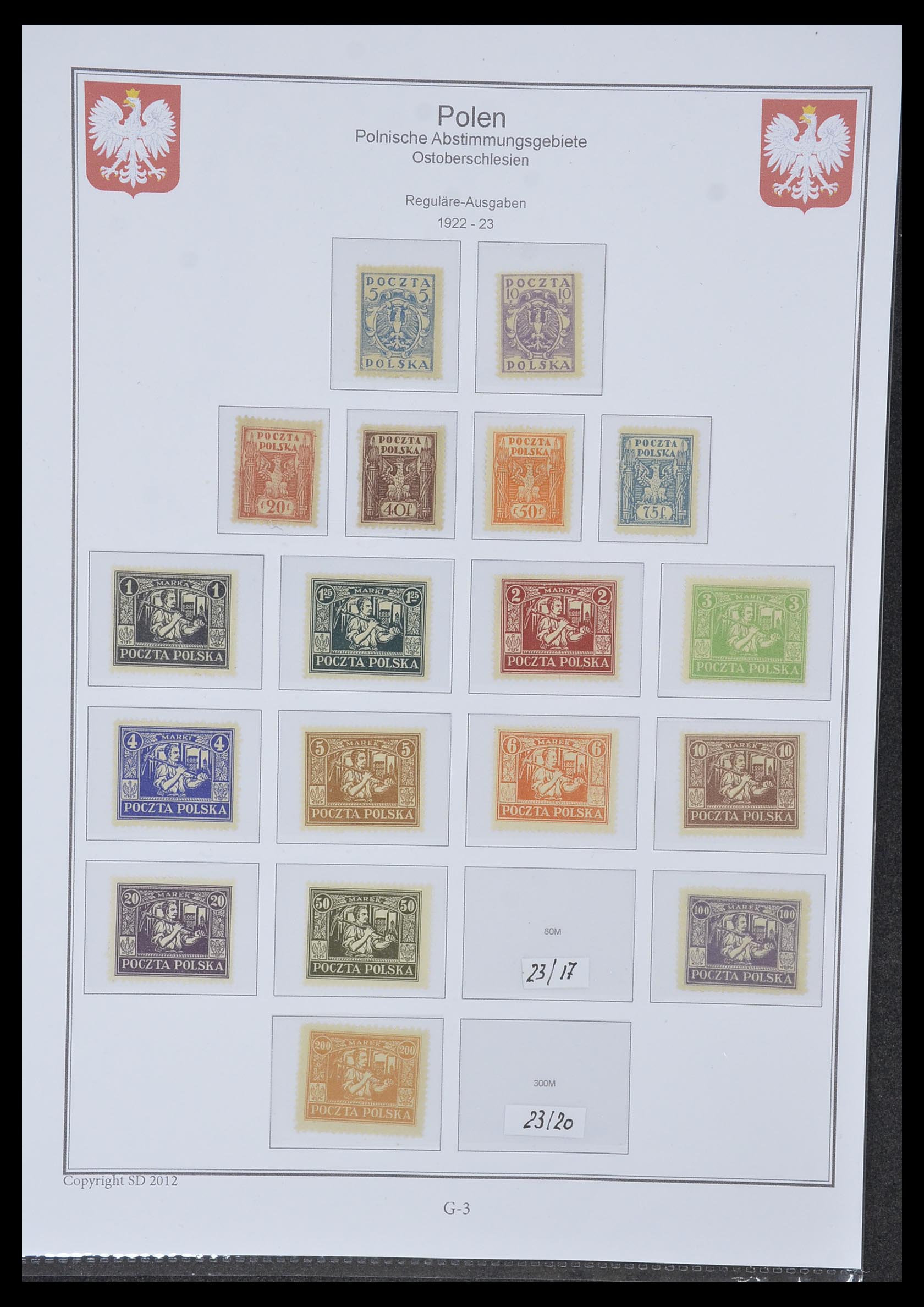 33977 637 - Postzegelverzameling 33977 Polen 1860-2014.