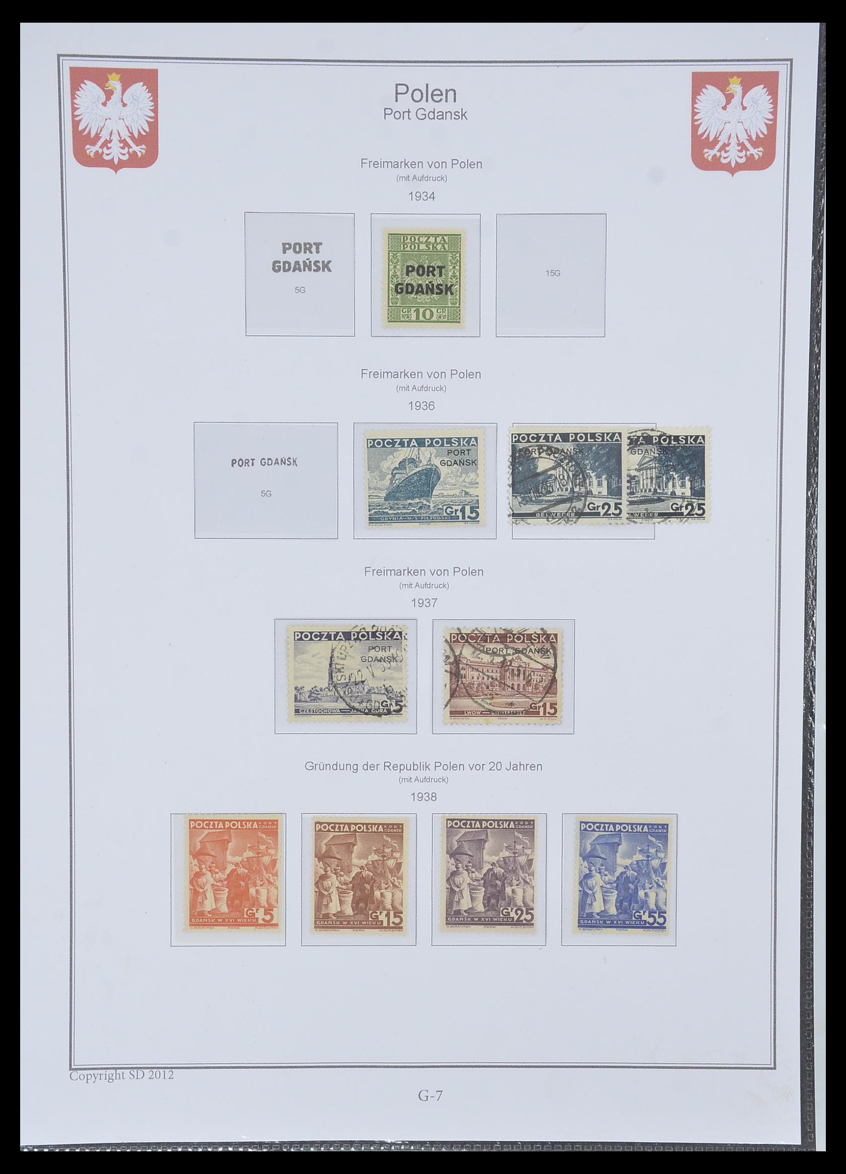 33977 642 - Stamp collection 33977 Poland 1860-2014.