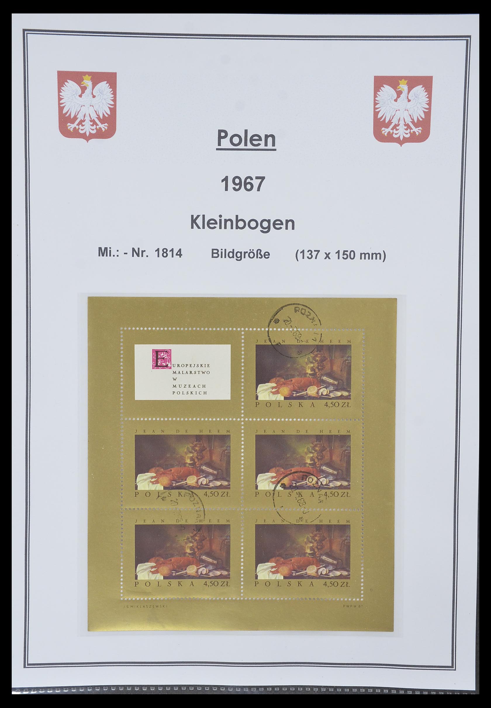 33977 655 - Stamp collection 33977 Poland 1860-2014.