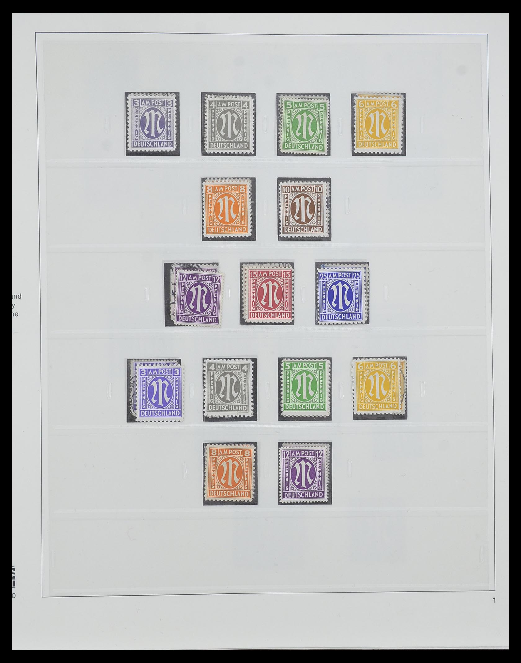 33978 001 - Stamp collection 33978 German Zones 1945-1949.