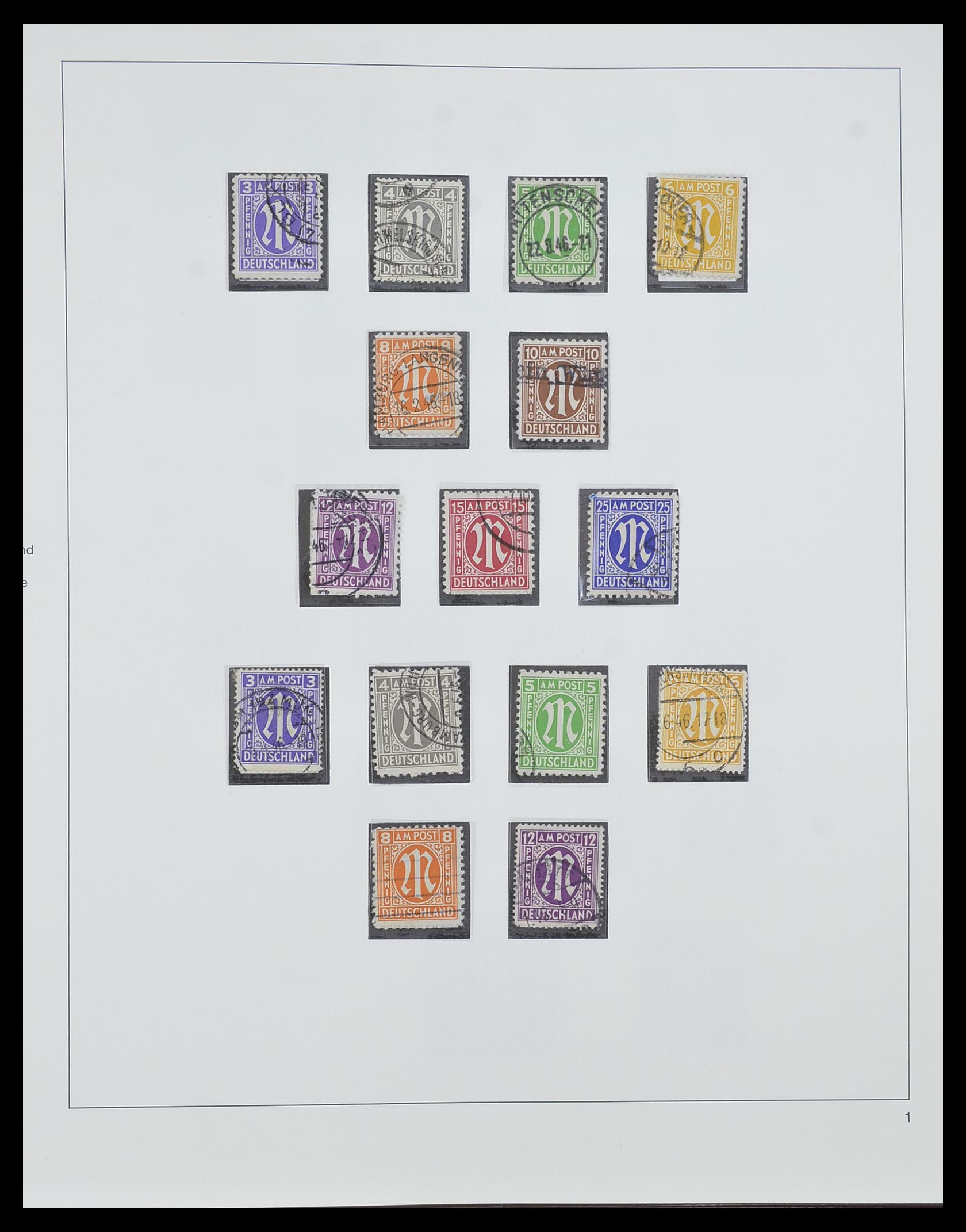 33978 002 - Postzegelverzameling 33978 Duitse Zones 1945-1949.