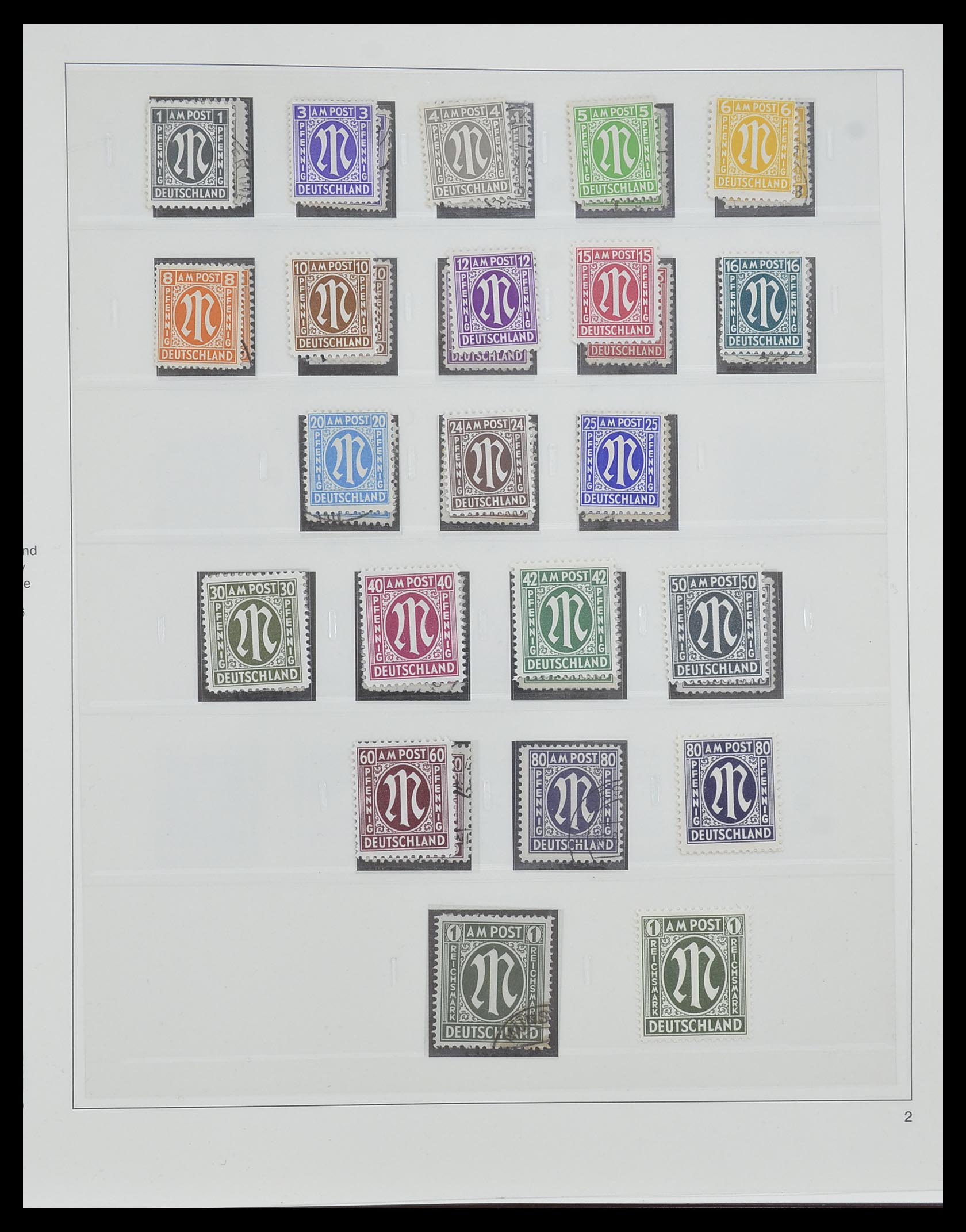 33978 003 - Stamp collection 33978 German Zones 1945-1949.