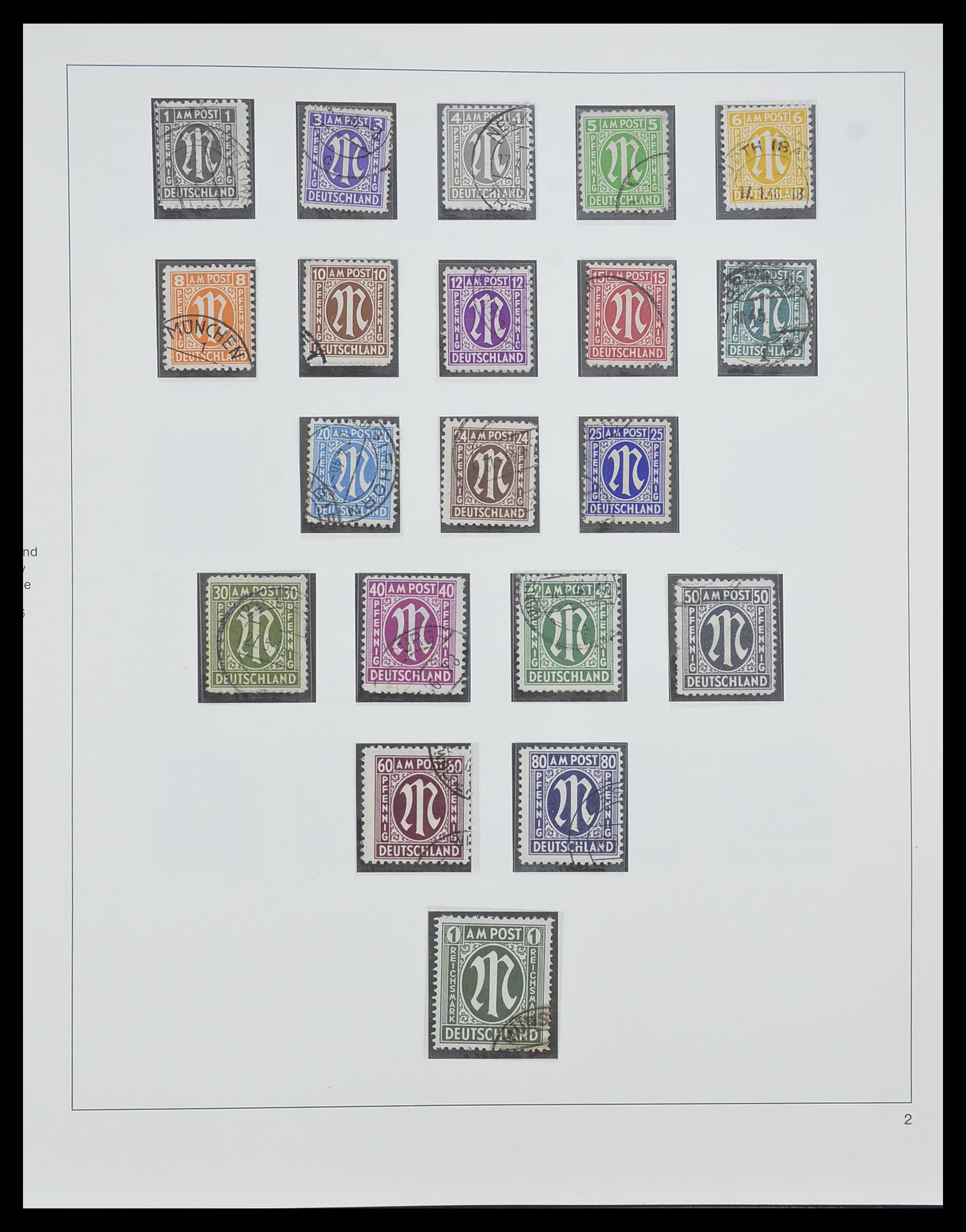 33978 004 - Stamp collection 33978 German Zones 1945-1949.