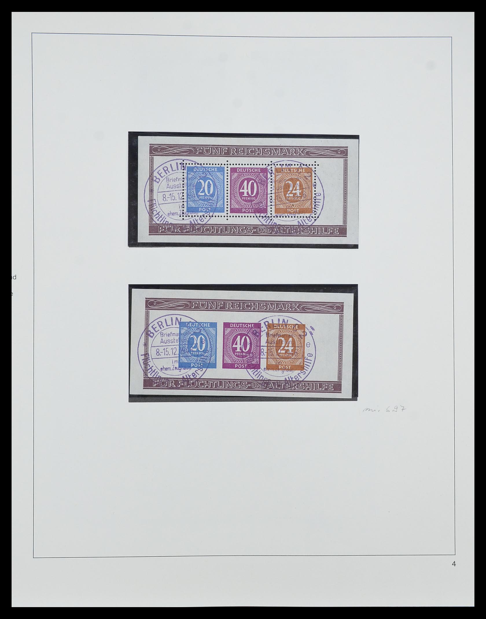 33978 008 - Stamp collection 33978 German Zones 1945-1949.