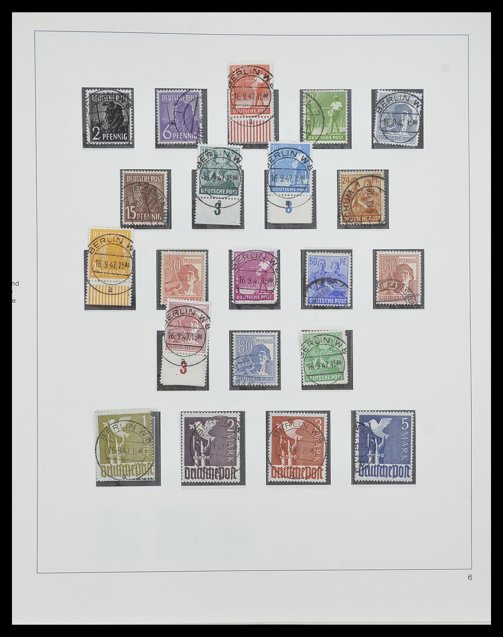 33978 013 - Postzegelverzameling 33978 Duitse Zones 1945-1949.