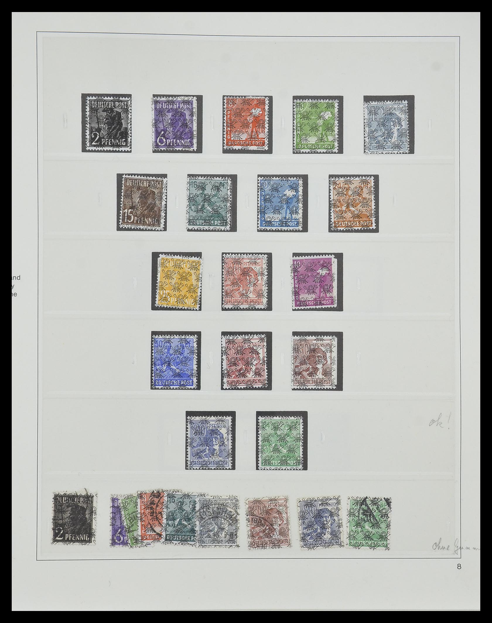 33978 016 - Postzegelverzameling 33978 Duitse Zones 1945-1949.