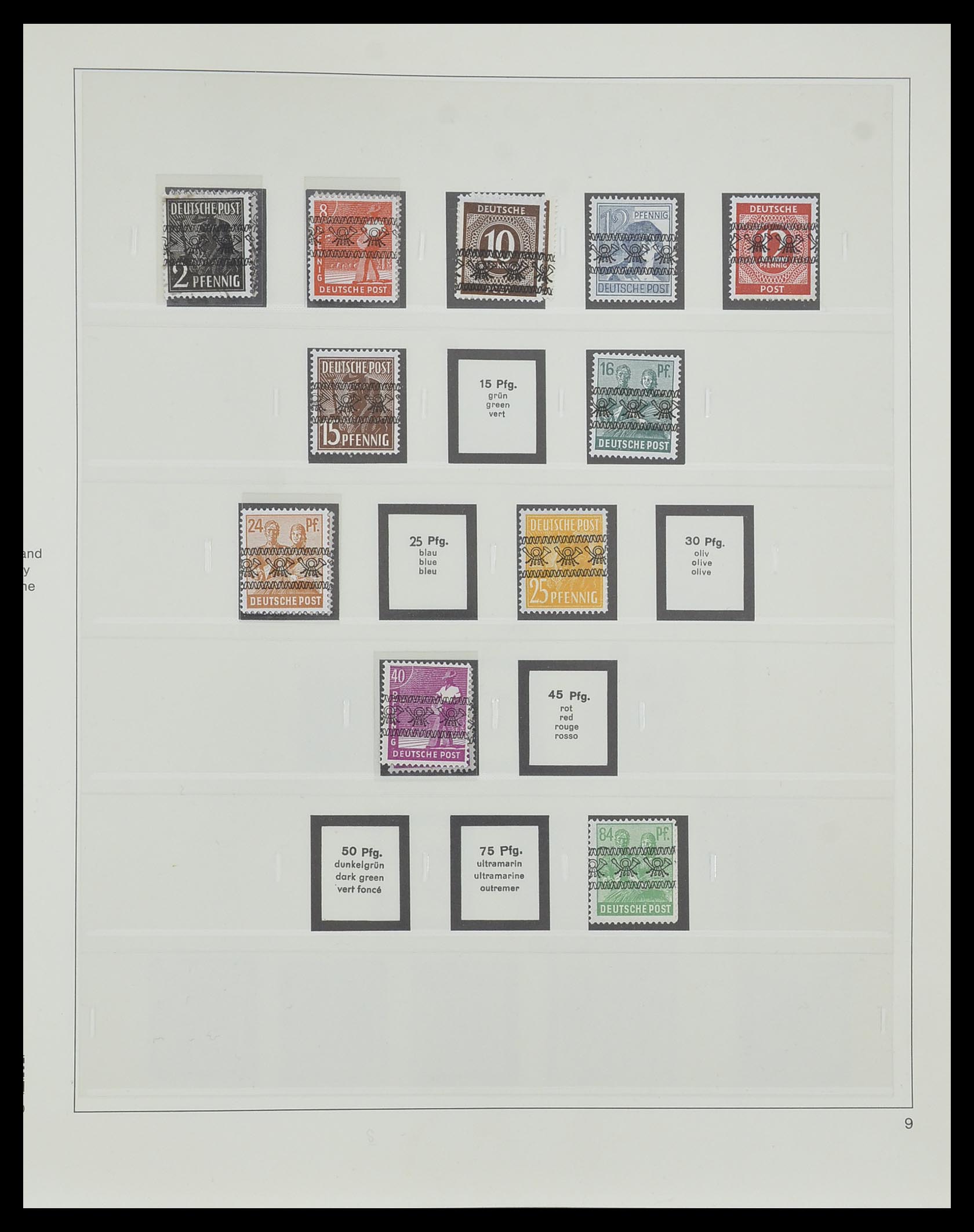 33978 017 - Stamp collection 33978 German Zones 1945-1949.