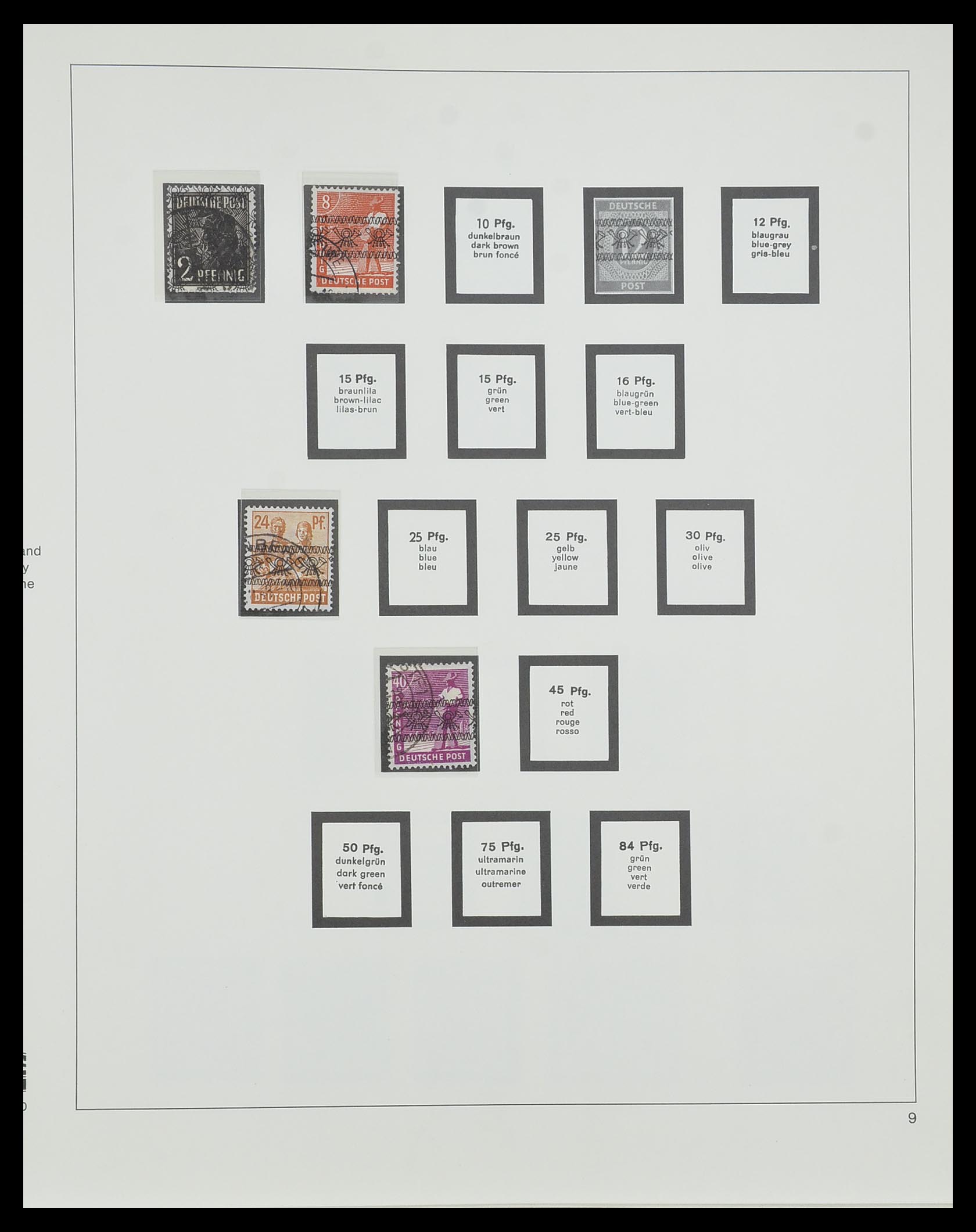 33978 018 - Stamp collection 33978 German Zones 1945-1949.