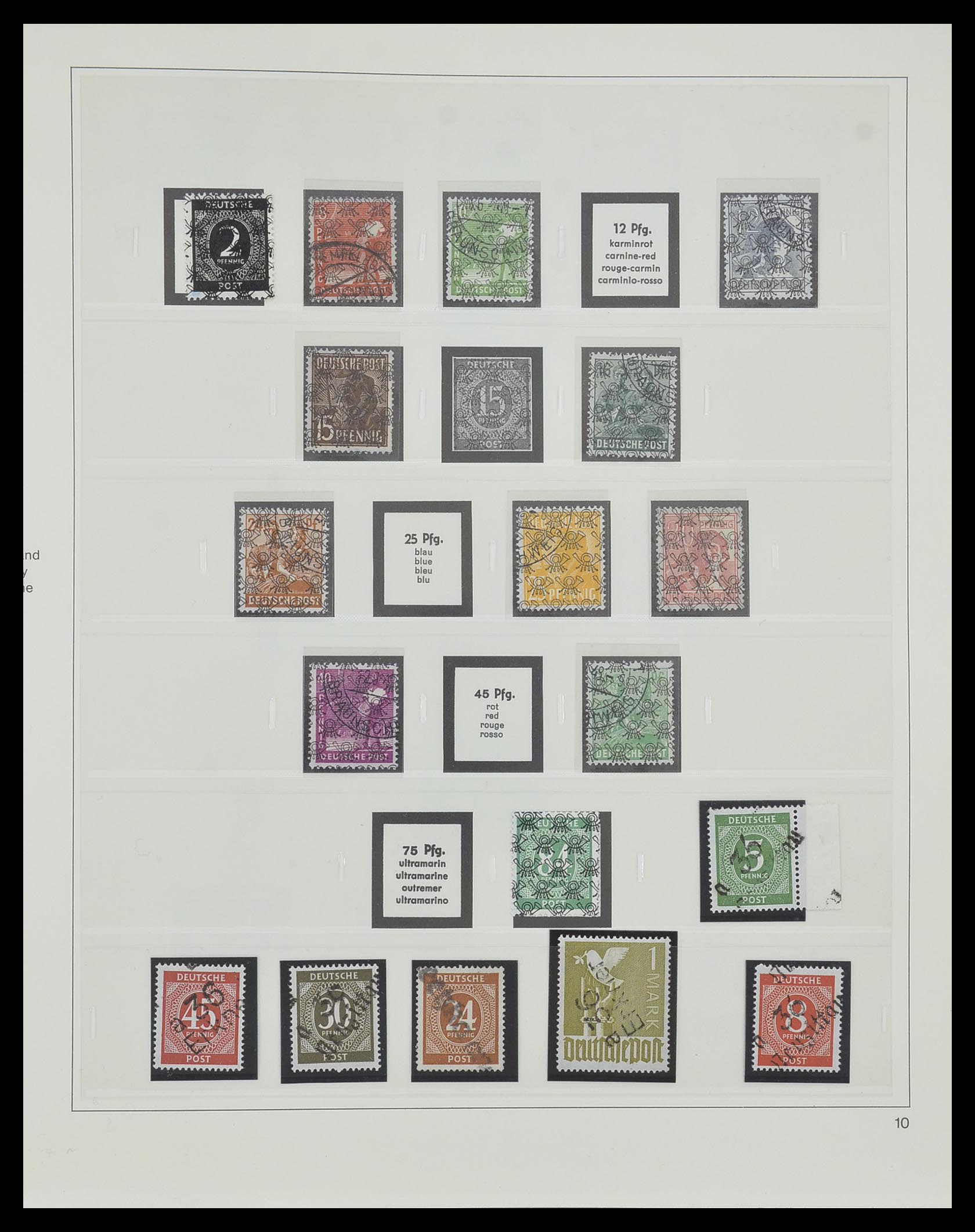 33978 019 - Postzegelverzameling 33978 Duitse Zones 1945-1949.