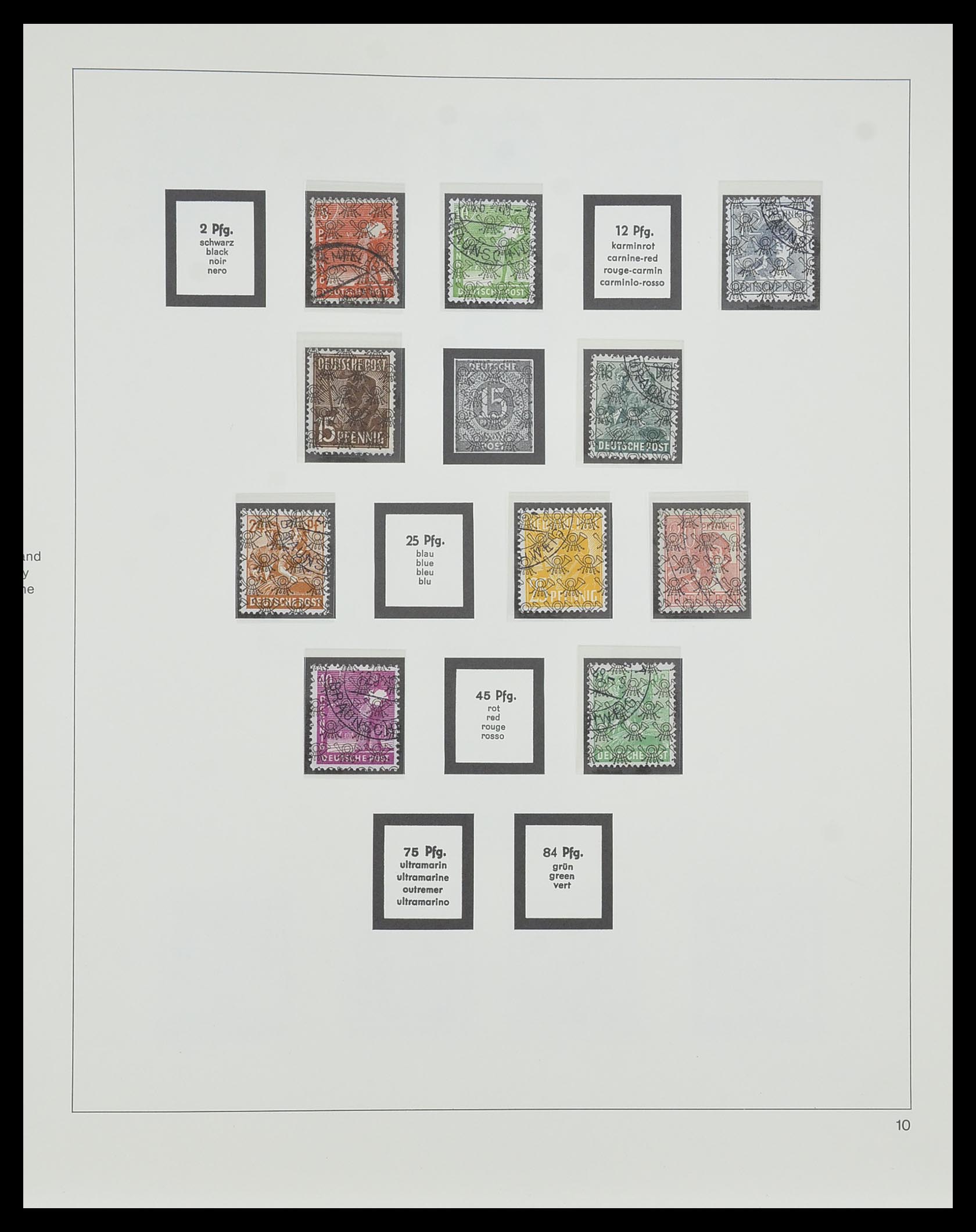 33978 020 - Stamp collection 33978 German Zones 1945-1949.
