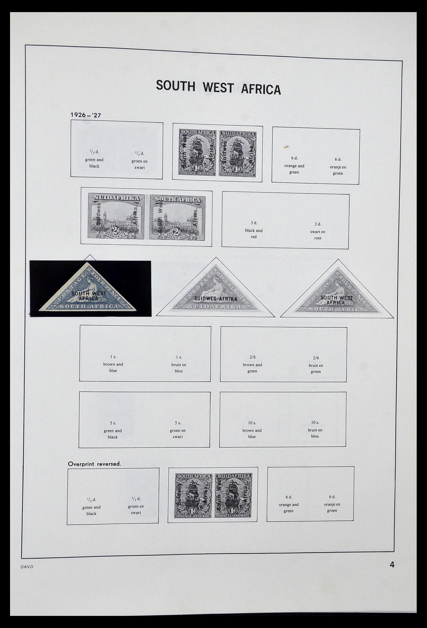 33979 002 - Postzegelverzameling 33979 Zuid West Afrika - Namibië 1923-1996.