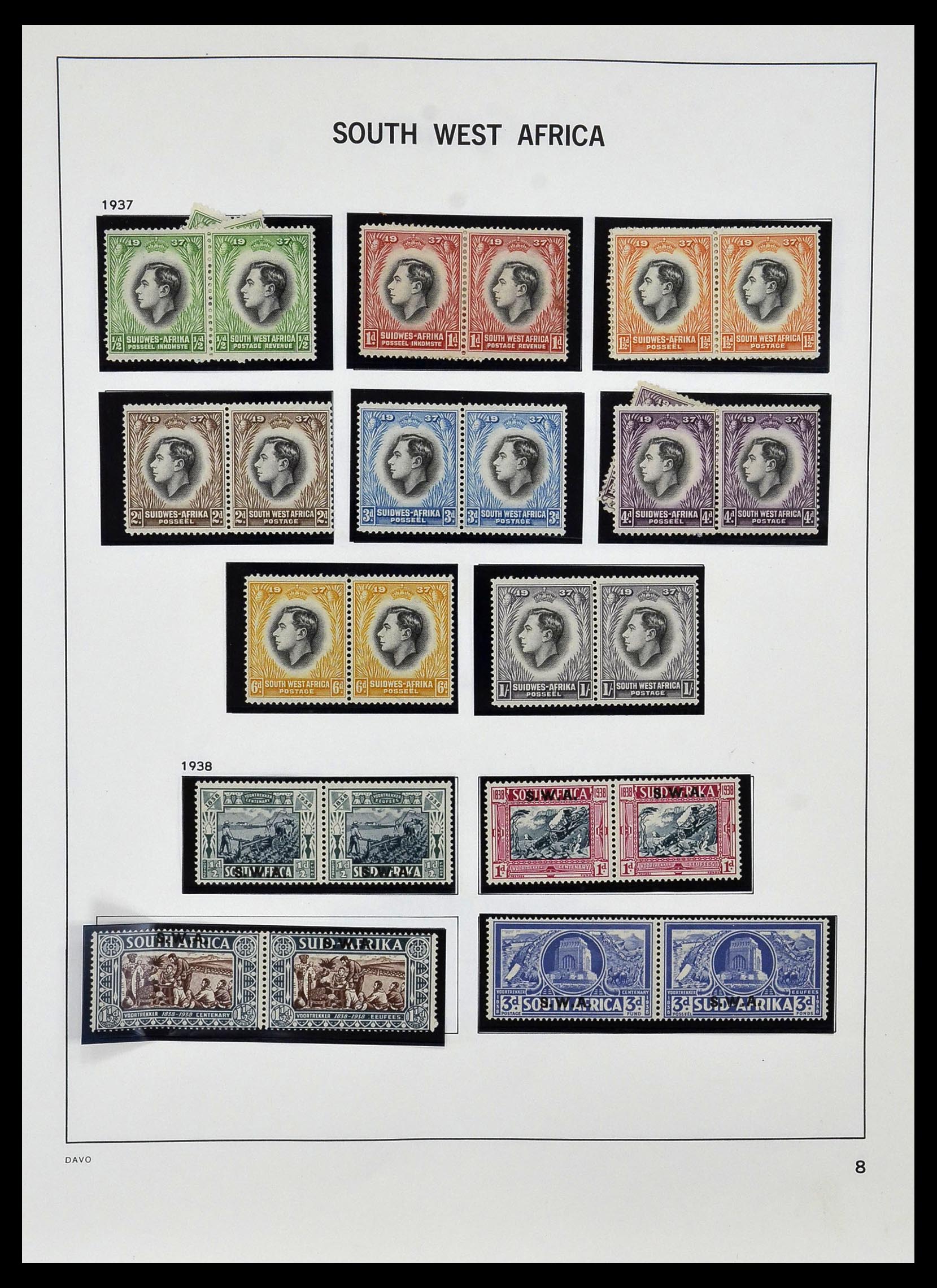 33979 005 - Postzegelverzameling 33979 Zuid West Afrika - Namibië 1923-1996.