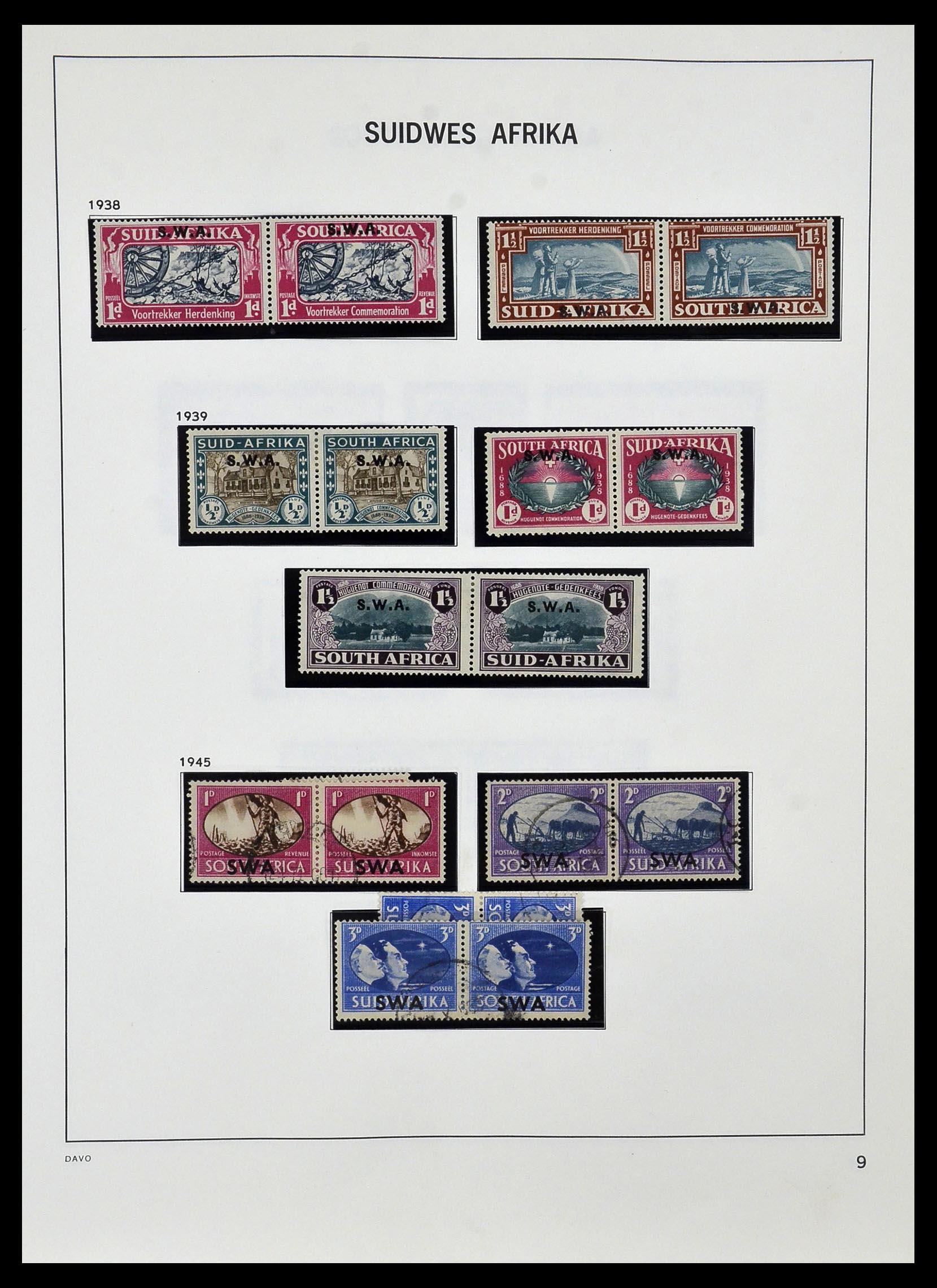 33979 006 - Postzegelverzameling 33979 Zuid West Afrika - Namibië 1923-1996.