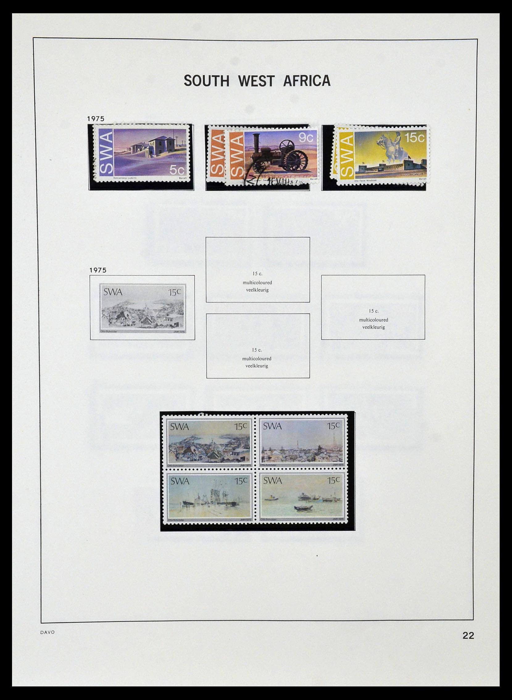 33979 018 - Postzegelverzameling 33979 Zuid West Afrika - Namibië 1923-1996.