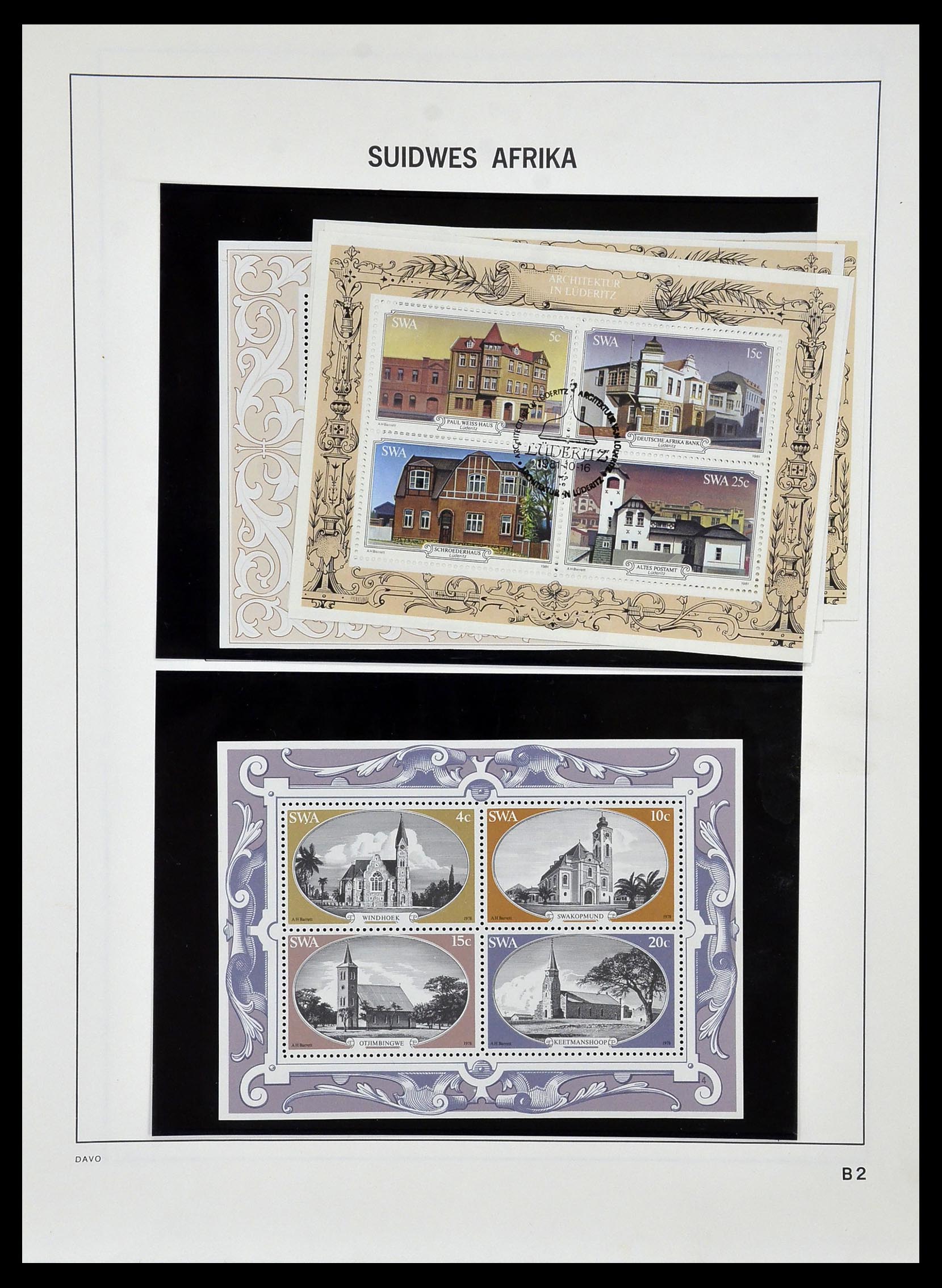 33979 030 - Postzegelverzameling 33979 Zuid West Afrika - Namibië 1923-1996.